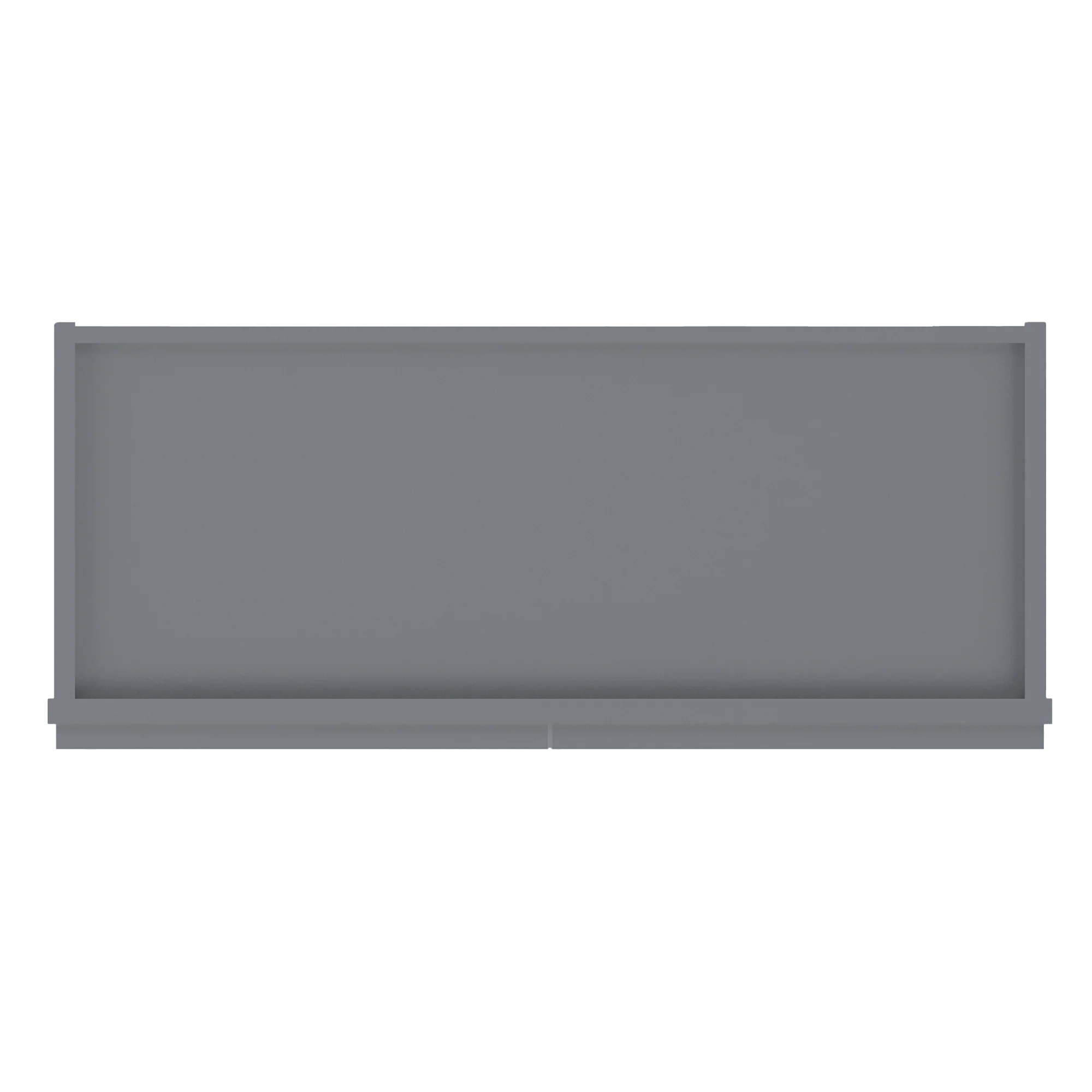 Frosted Glass Door Wall Kitchen Cabinet WMD3042 Colonial Gray LessCare 30 in. width 42 in. height 12 in. depth - Image 6