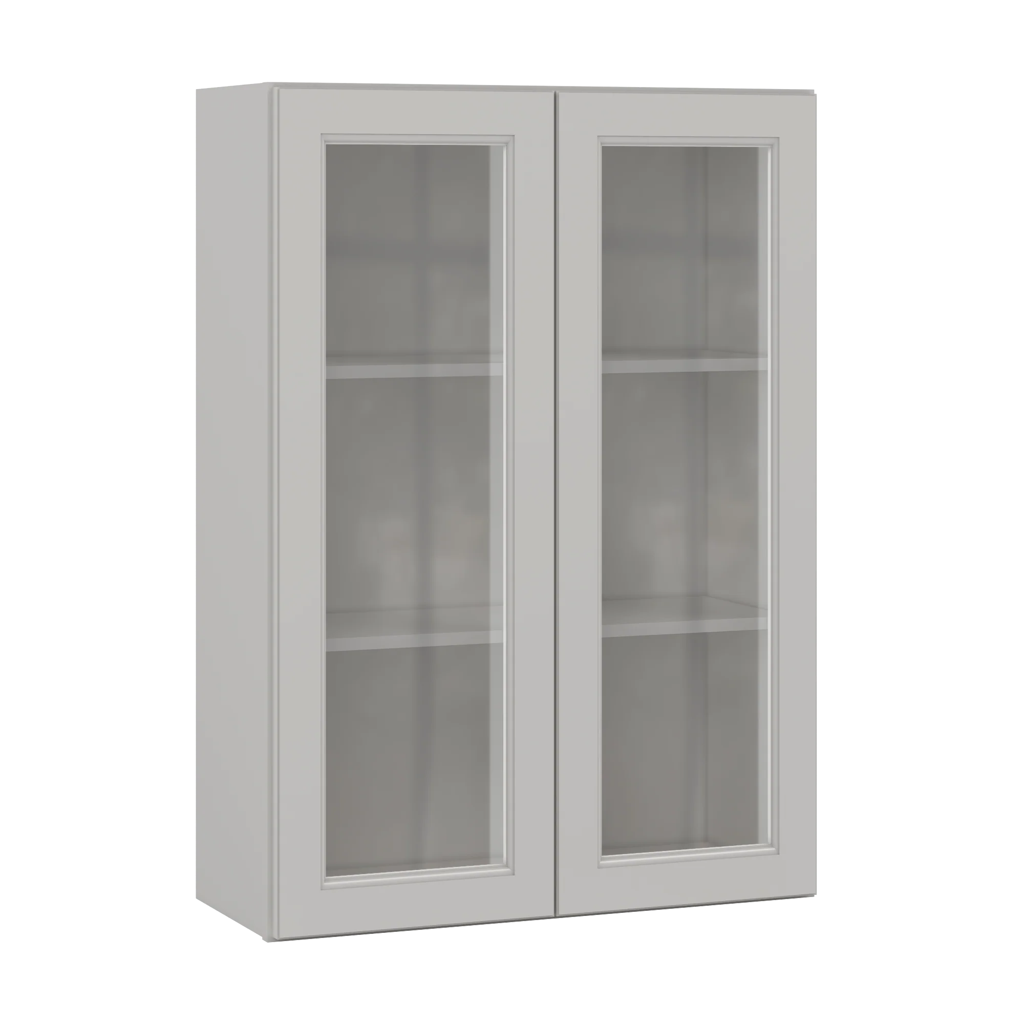 Frosted Glass Door Wall Kitchen Cabinet WMD3042 Milan Pearl 30 in. width 42 in. height 12 in. depth - Image 2