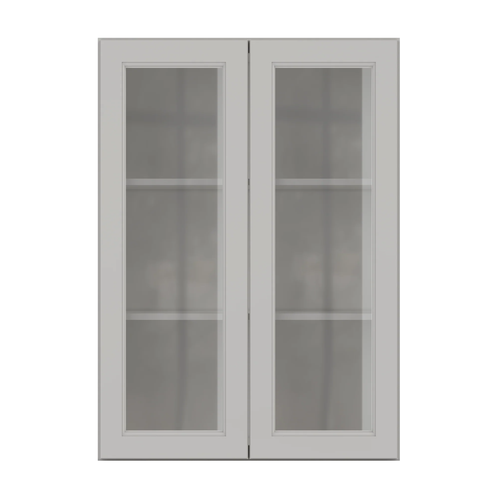 Frosted Glass Door Wall Kitchen Cabinet WMD3042 Milan Pearl 30 in. width 42 in. height 12 in. depth - Image 3