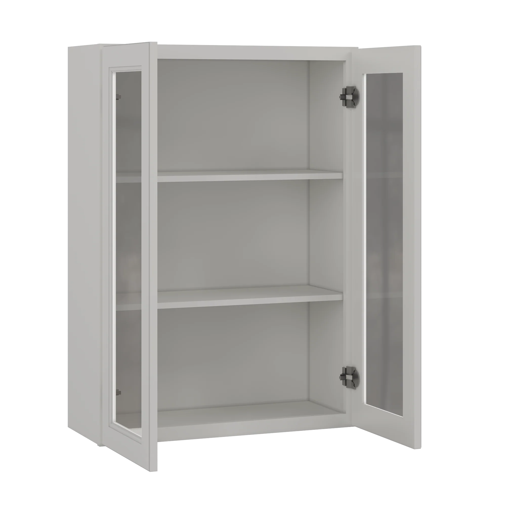 Frosted Glass Door Wall Kitchen Cabinet WMD3042 Milan Pearl 30 in. width 42 in. height 12 in. depth - Image 4