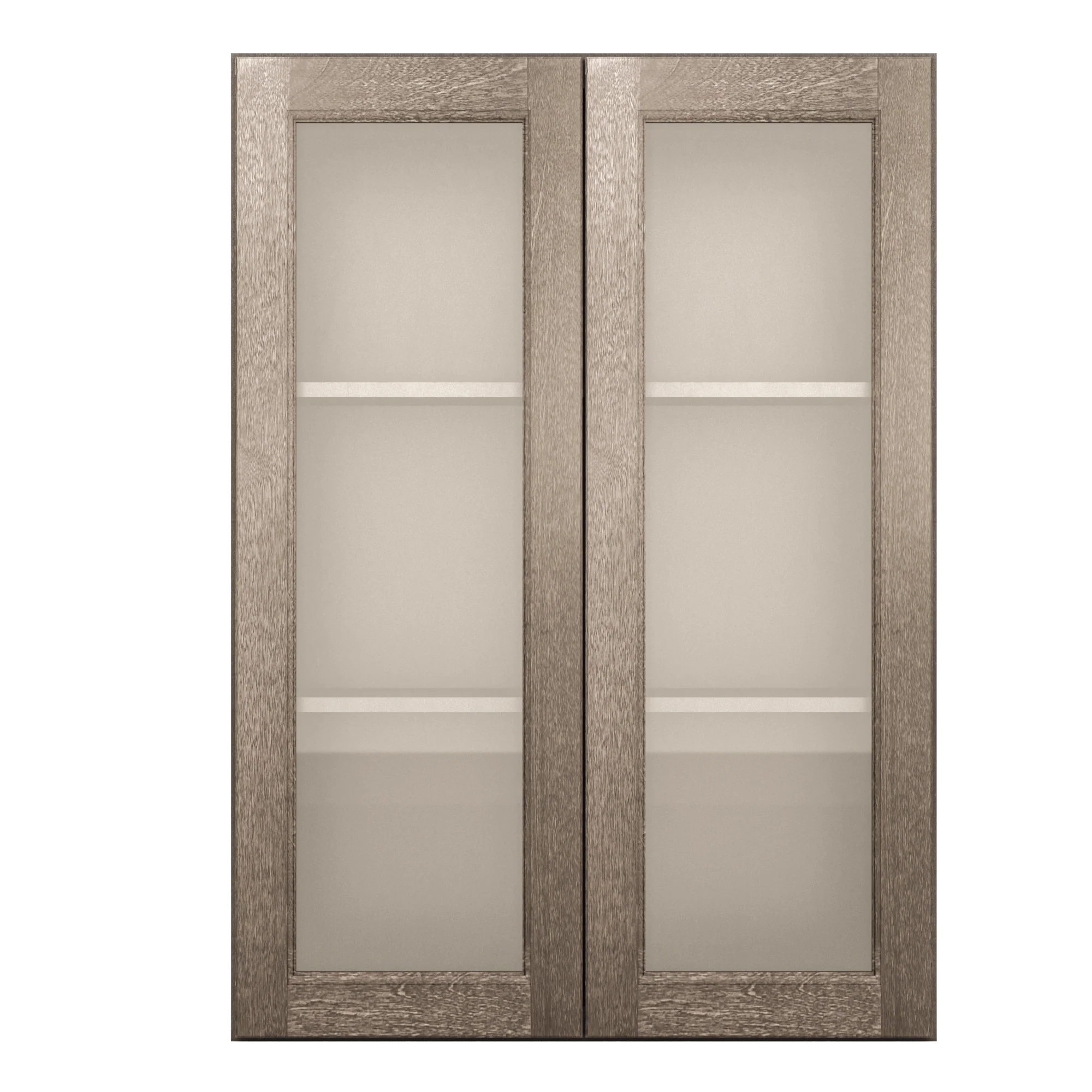 Frosted Glass Door Wall Kitchen Cabinet WMD3042 Milan Slate 30 in. width 42 in. height 12 in. depth - Image 3