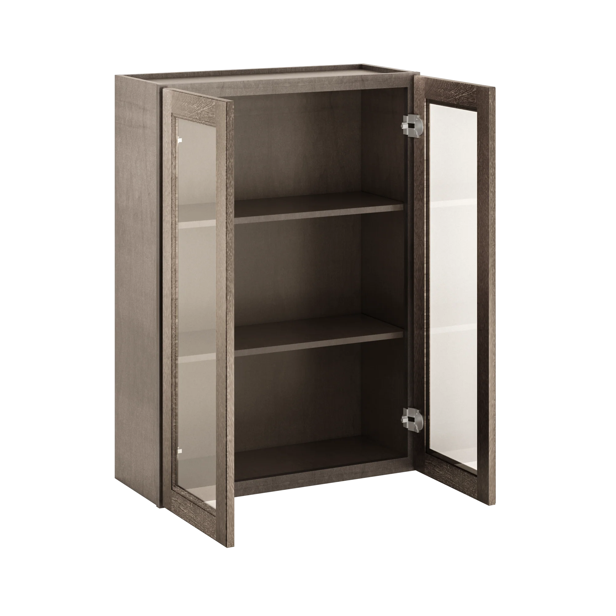 Frosted Glass Door Wall Kitchen Cabinet WMD3042 Milan Slate 30 in. width 42 in. height 12 in. depth - Image 4
