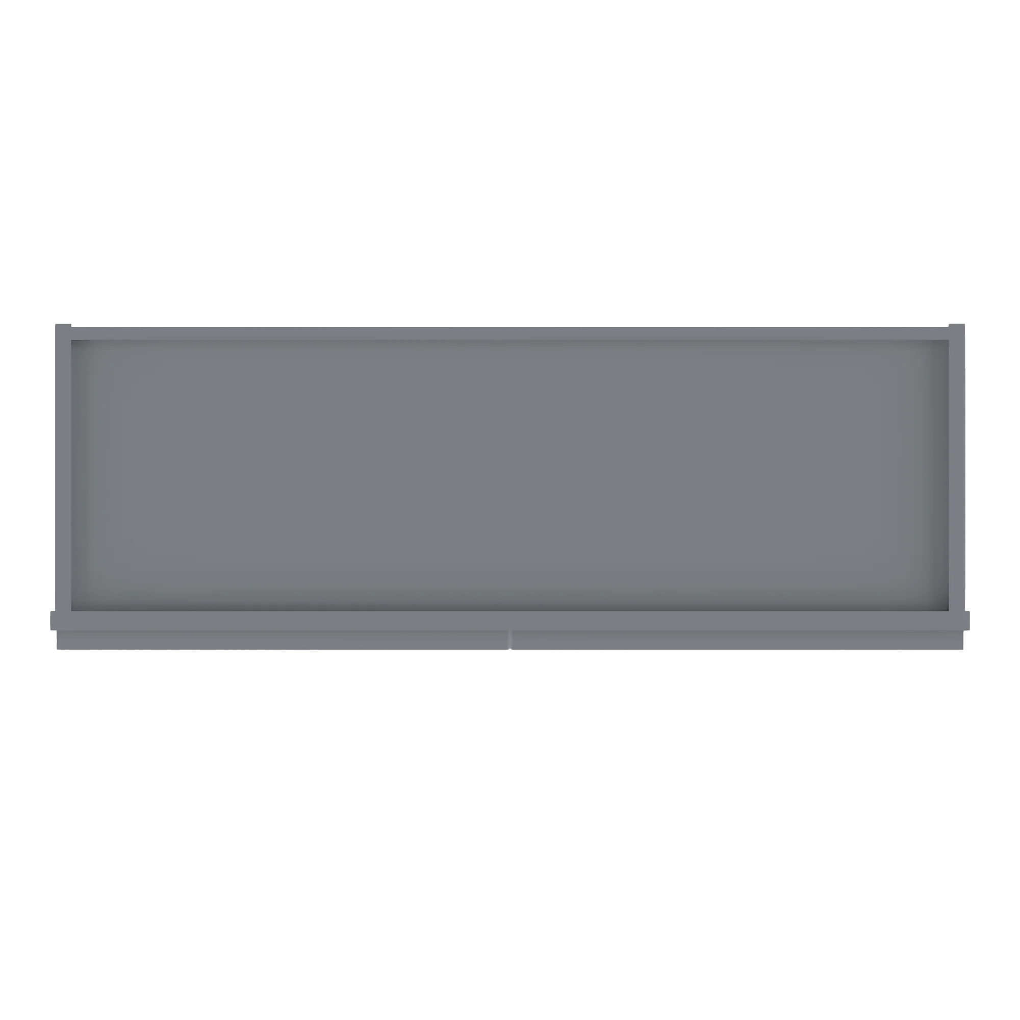 Frosted Glass Door Wall Kitchen Cabinet WMD3630 Colonial Gray LessCare 36 in. width 30 in. height 12 in. depth - Image 6