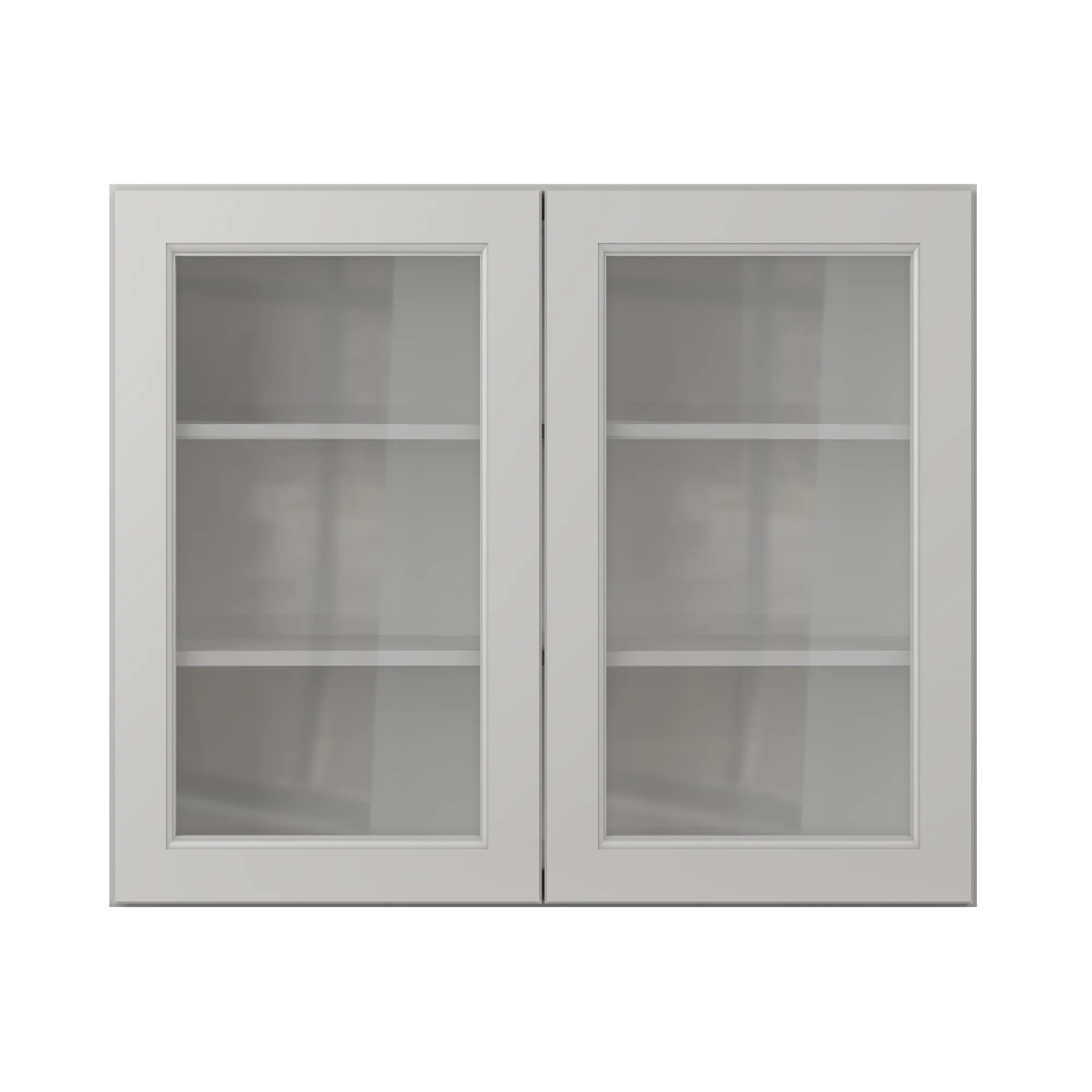 Frosted Glass Door Wall Kitchen Cabinet WMD3630 Milan Pearl 36 in. width 30 in. height 12 in. depth - Image 3