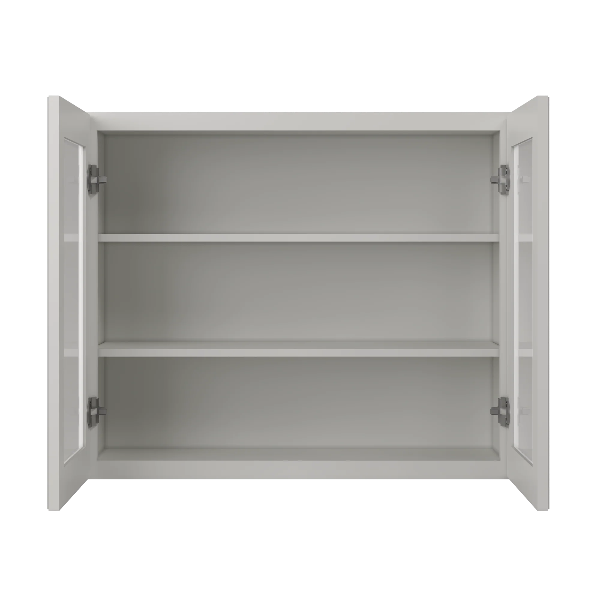 Frosted Glass Door Wall Kitchen Cabinet WMD3630 Milan Pearl 36 in. width 30 in. height 12 in. depth - Image 5
