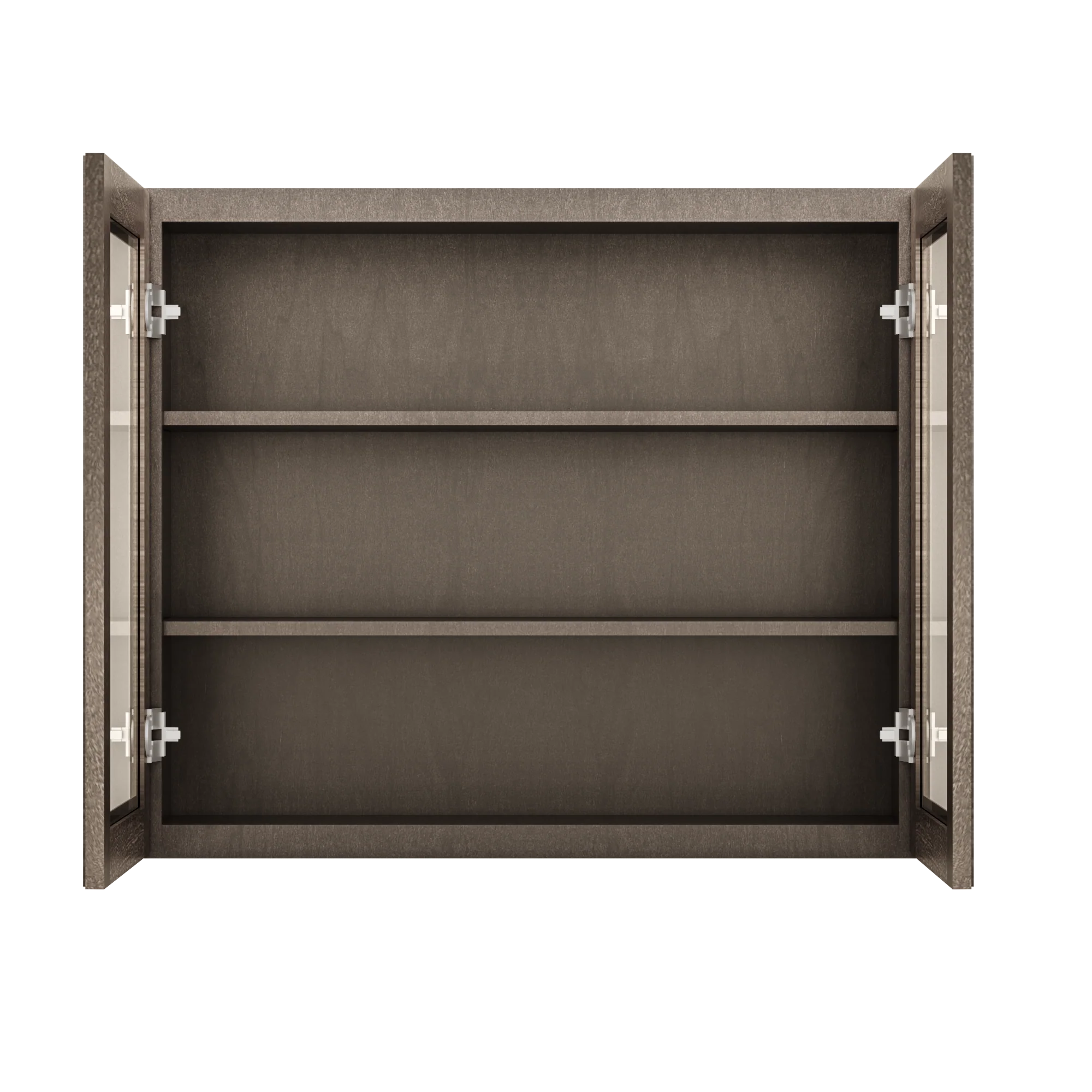 Frosted Glass Door Wall Kitchen Cabinet WMD3630 Milan Slate 36 in. width 30 in. height 12 in. depth - Image 5