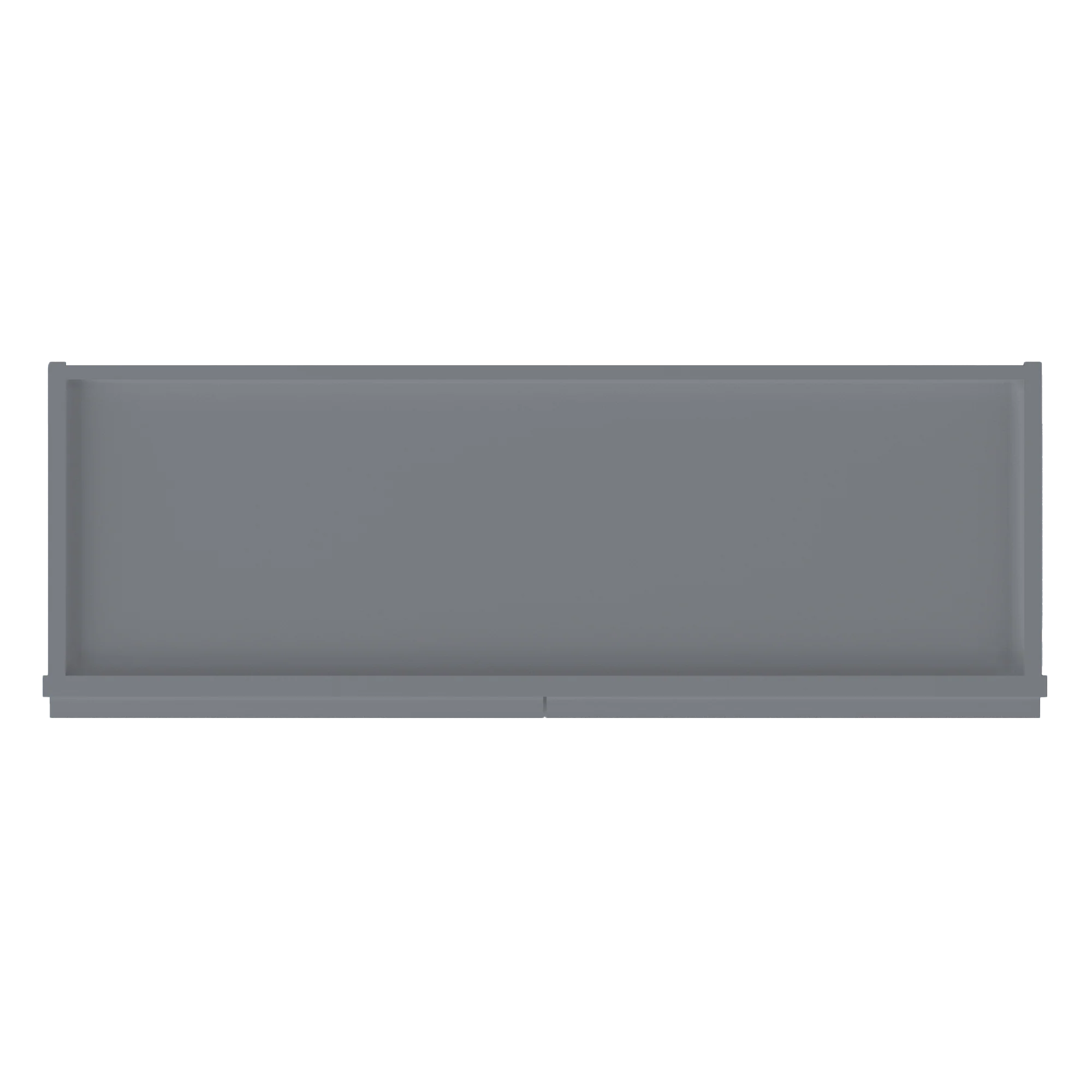 Frosted Glass Door Wall Kitchen Cabinet WMD3636 Colonial Gray LessCare 36 in. width 36 in. height 12 in. depth - Image 6