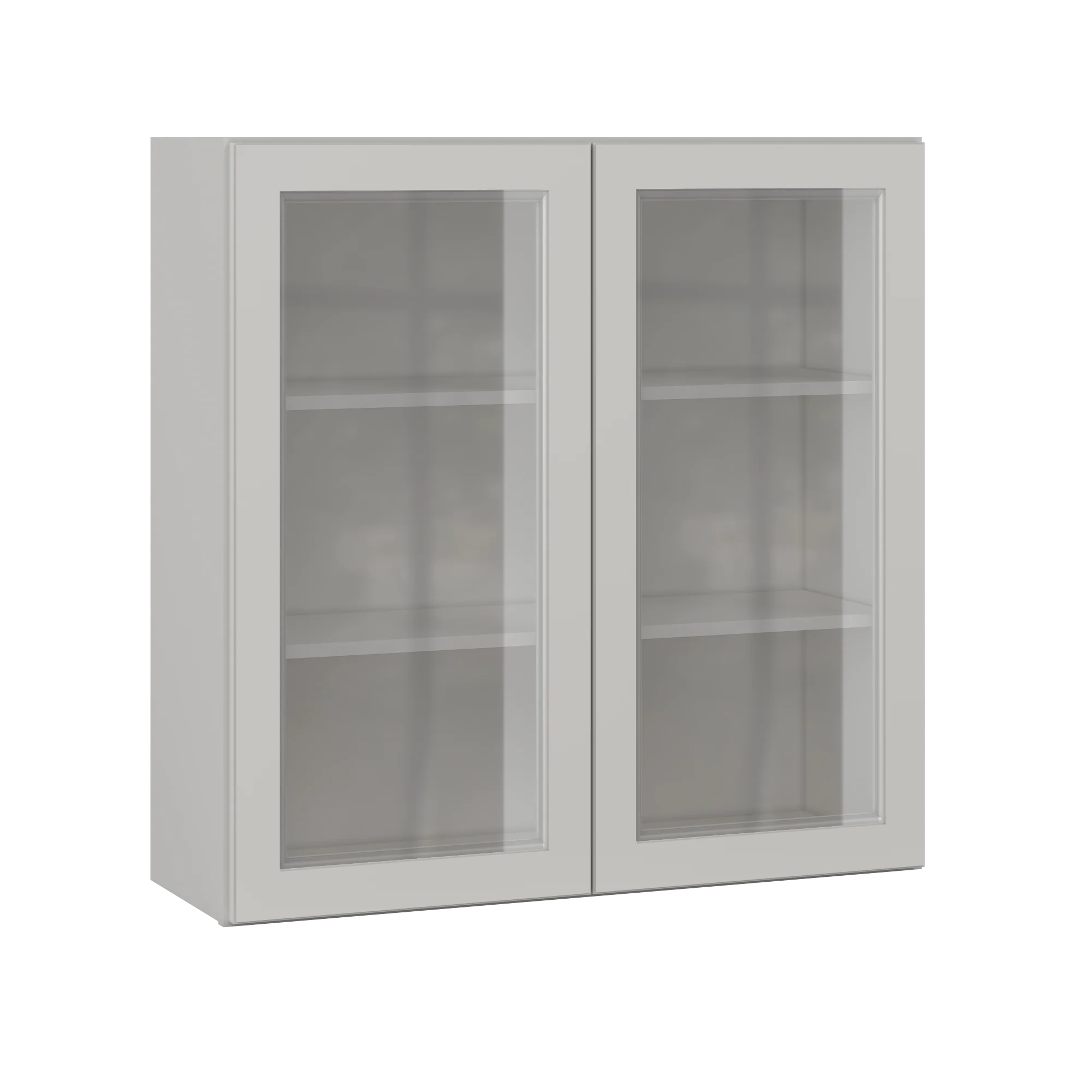 Frosted Glass Door Wall Kitchen Cabinet WMD3636 Milan Pearl 36 in. width 36 in. height 12 in. depth - Image 2