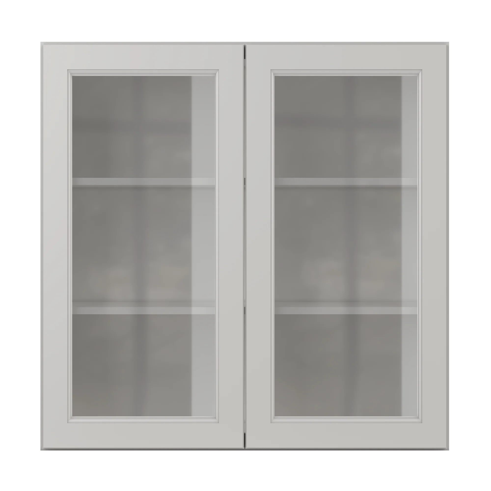 Frosted Glass Door Wall Kitchen Cabinet WMD3636 Milan Pearl 36 in. width 36 in. height 12 in. depth - Image 3