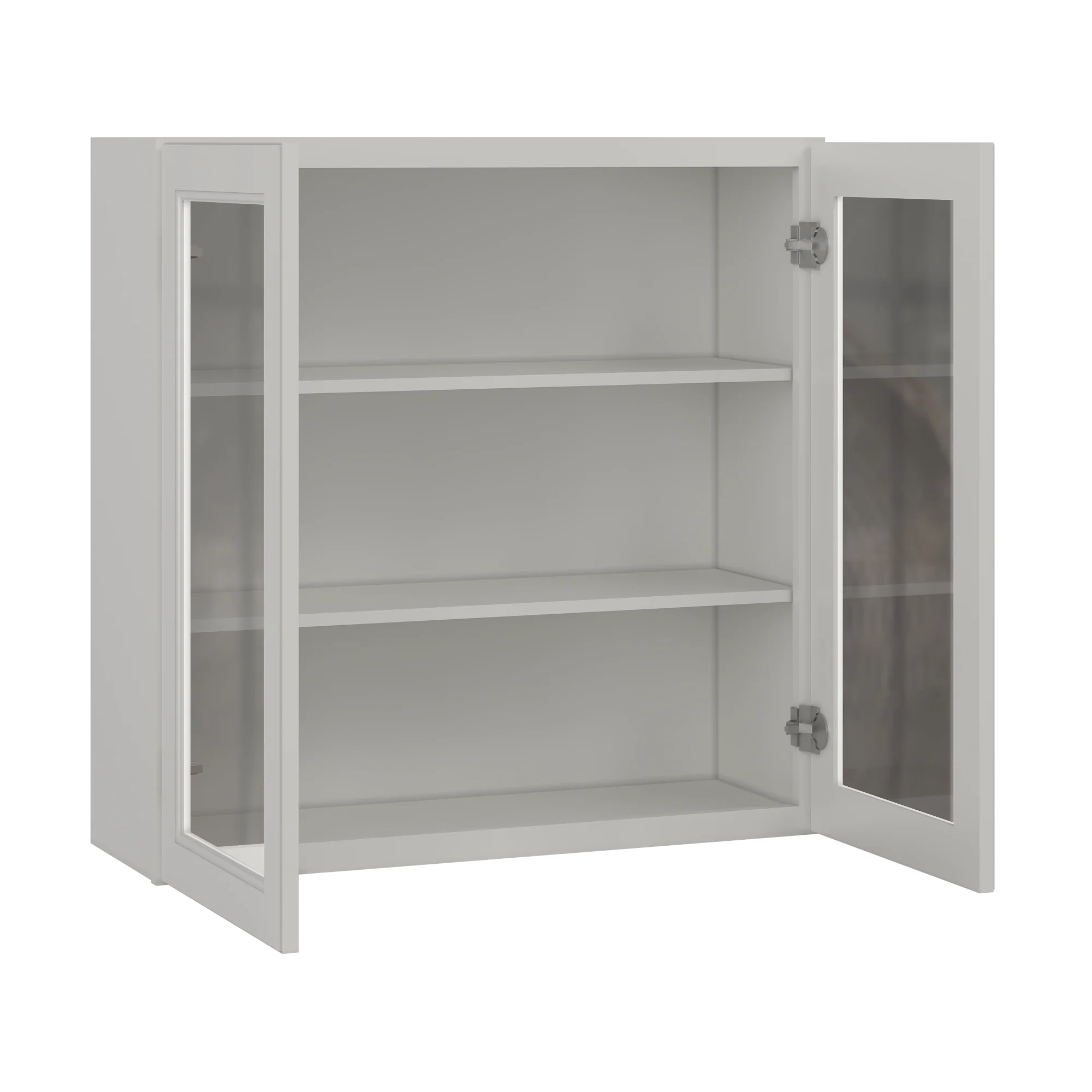 Frosted Glass Door Wall Kitchen Cabinet WMD3636 Milan Pearl 36 in. width 36 in. height 12 in. depth - Image 4