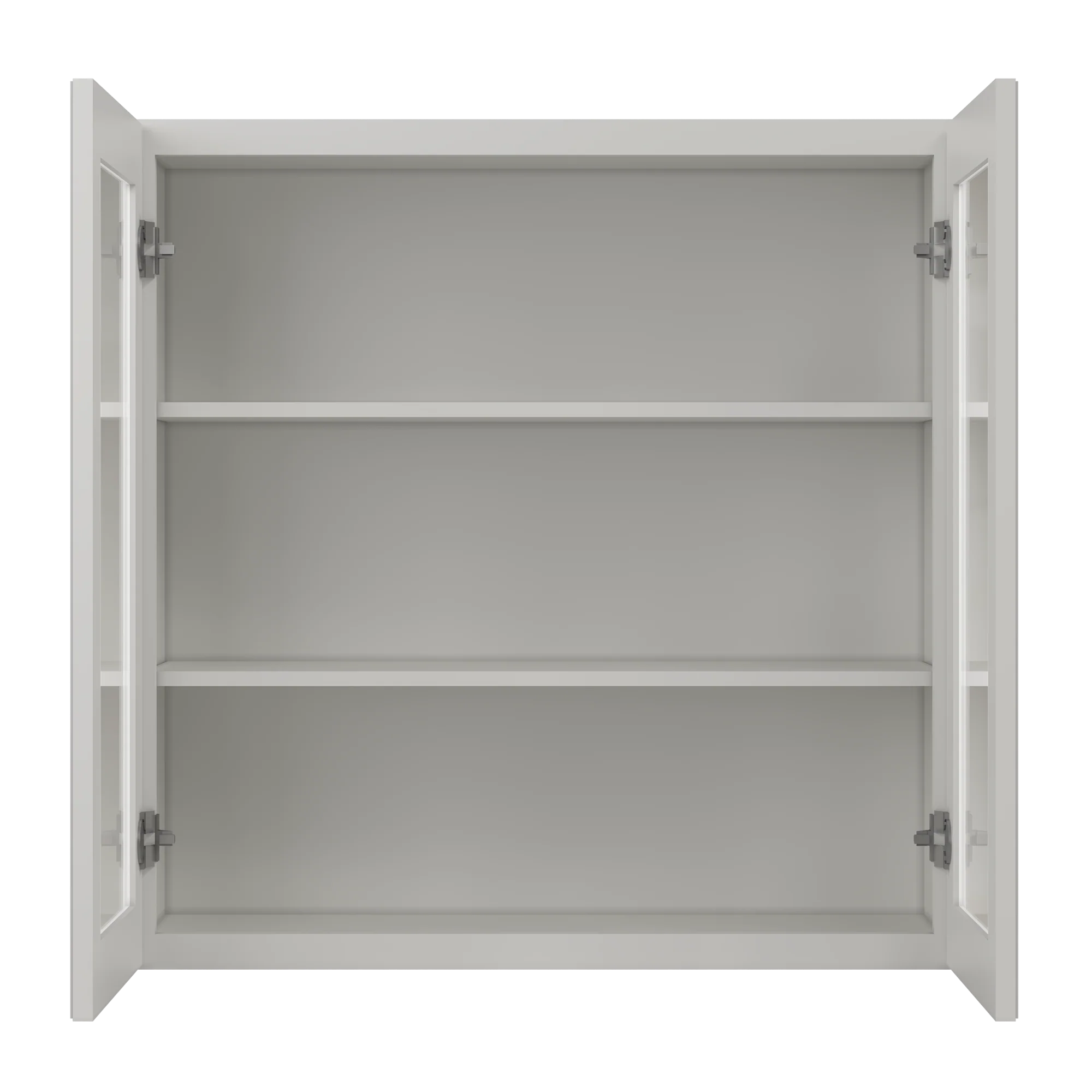 Frosted Glass Door Wall Kitchen Cabinet WMD3636 Milan Pearl 36 in. width 36 in. height 12 in. depth - Image 5