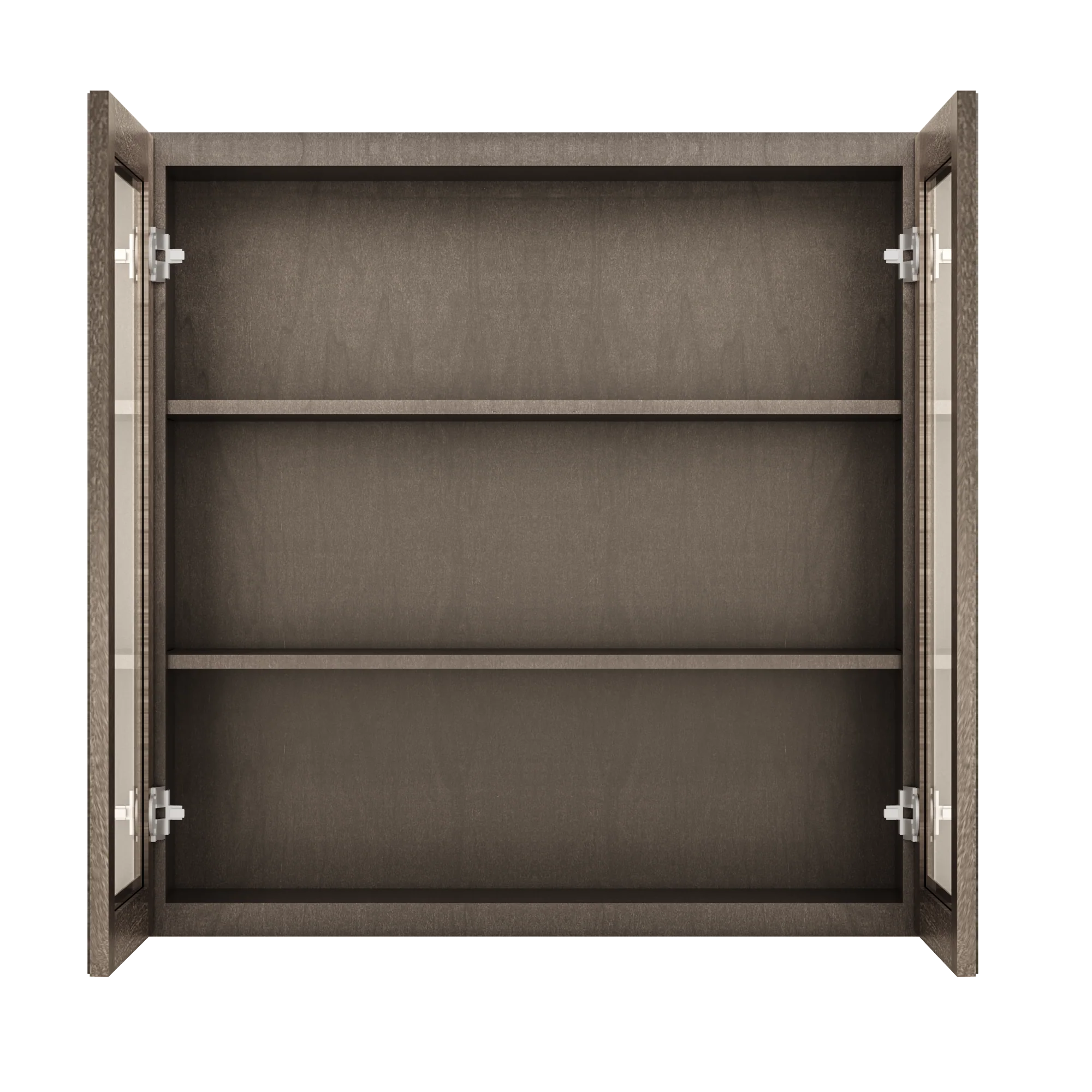 Frosted Glass Door Wall Kitchen Cabinet WMD3636 Milan Slate 36 in. width 36 in. height 12 in. depth - Image 5