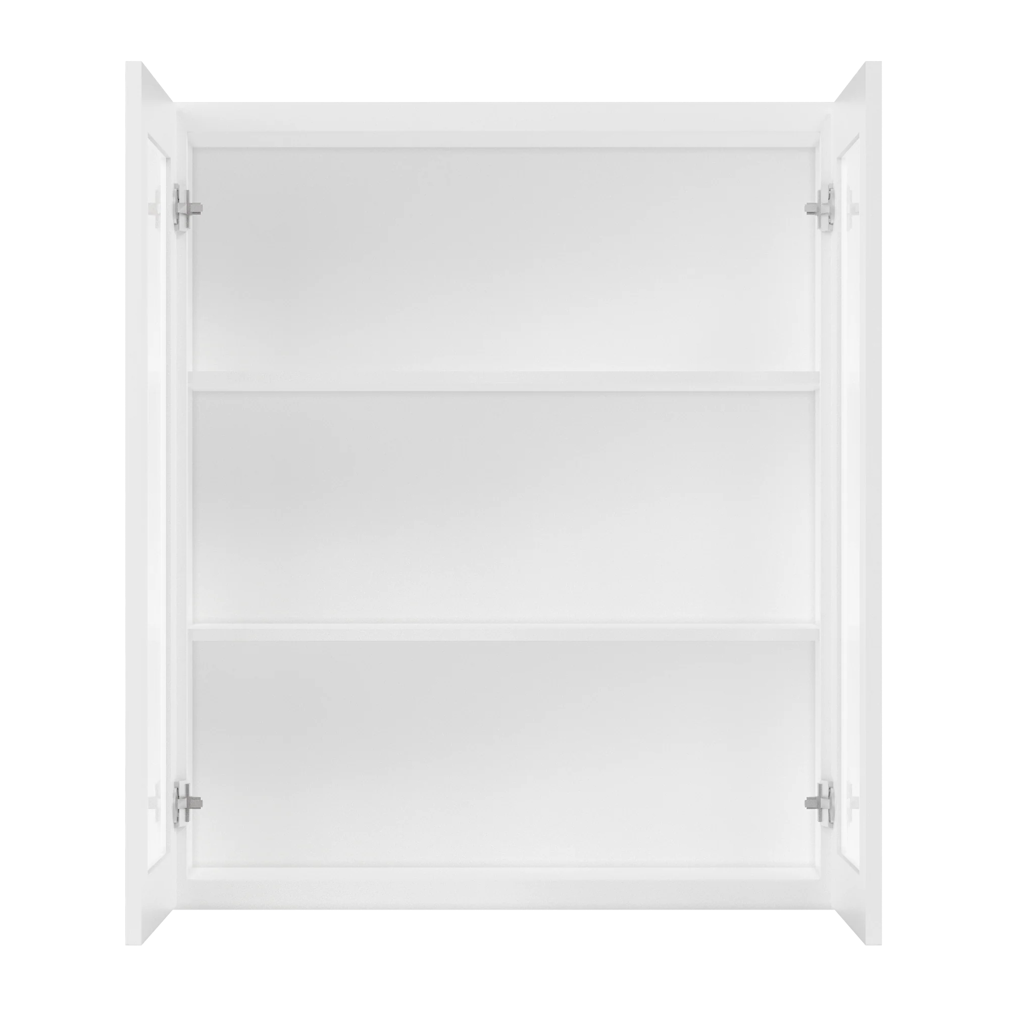 Frosted Glass Door Wall Kitchen Cabinet WMD3642 Alpina White LessCare 36 in. width 42 in. height 12 in. depth - Image 5