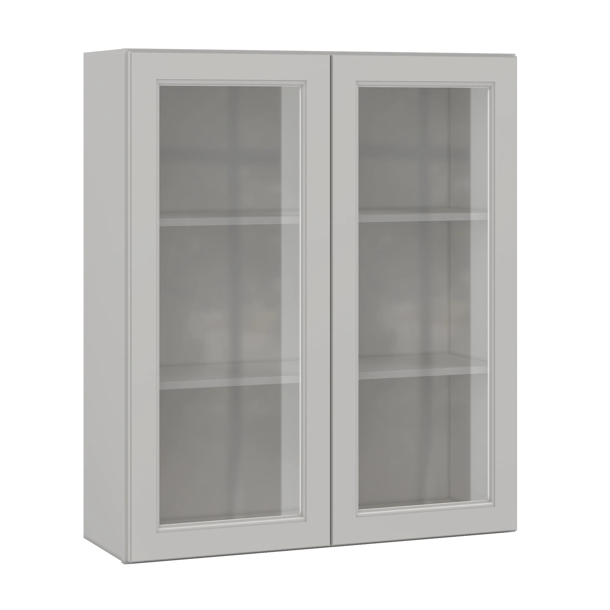 Frosted Glass Door Wall Kitchen Cabinet WMD3642 Milan Pearl 36 in. width 42 in. height 12 in. depth - Image 2