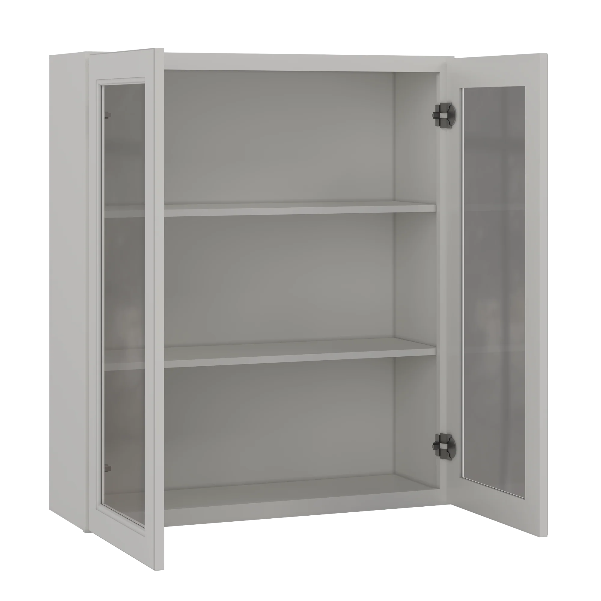 Frosted Glass Door Wall Kitchen Cabinet WMD3642 Milan Pearl 36 in. width 42 in. height 12 in. depth - Image 4