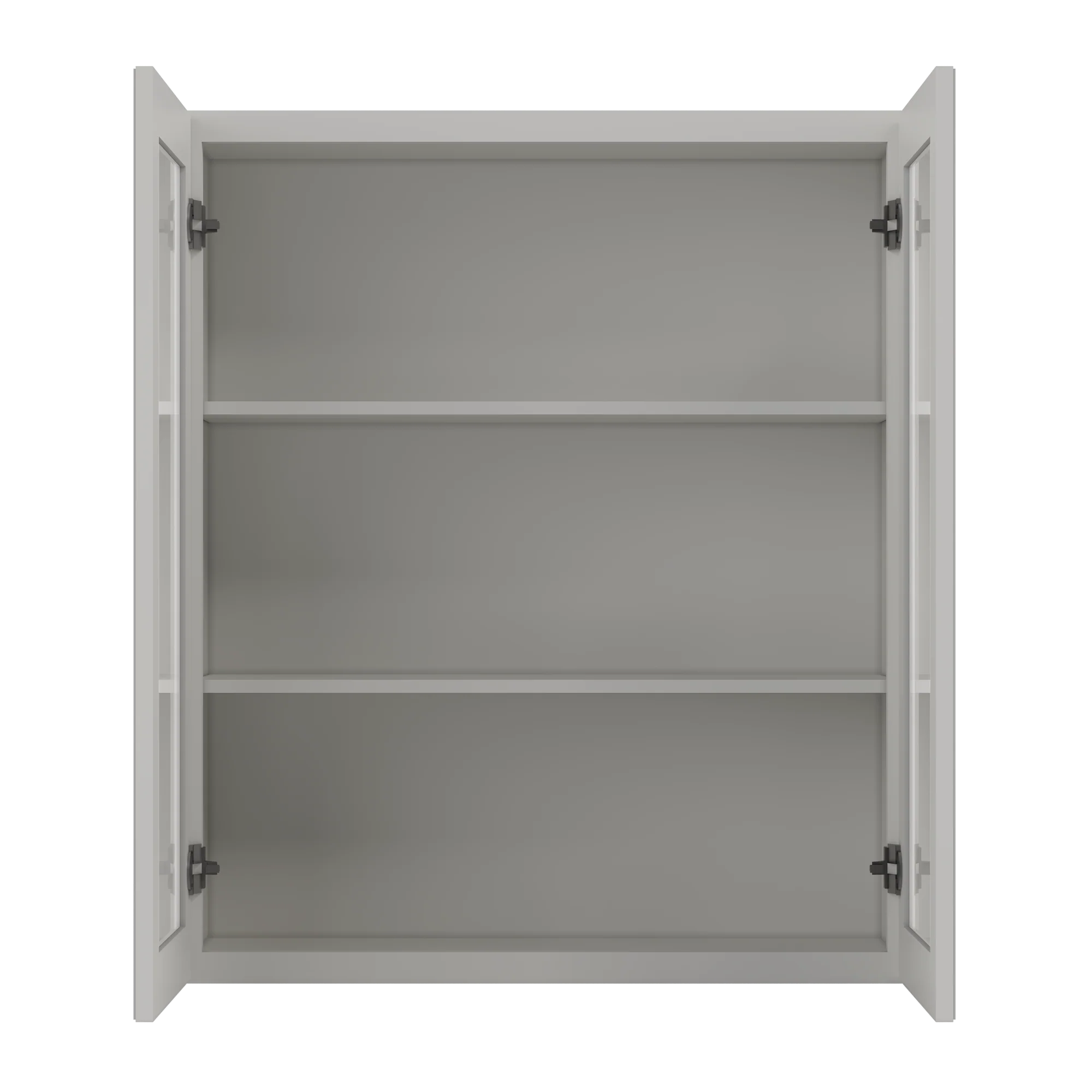 Frosted Glass Door Wall Kitchen Cabinet WMD3642 Milan Pearl 36 in. width 42 in. height 12 in. depth - Image 5