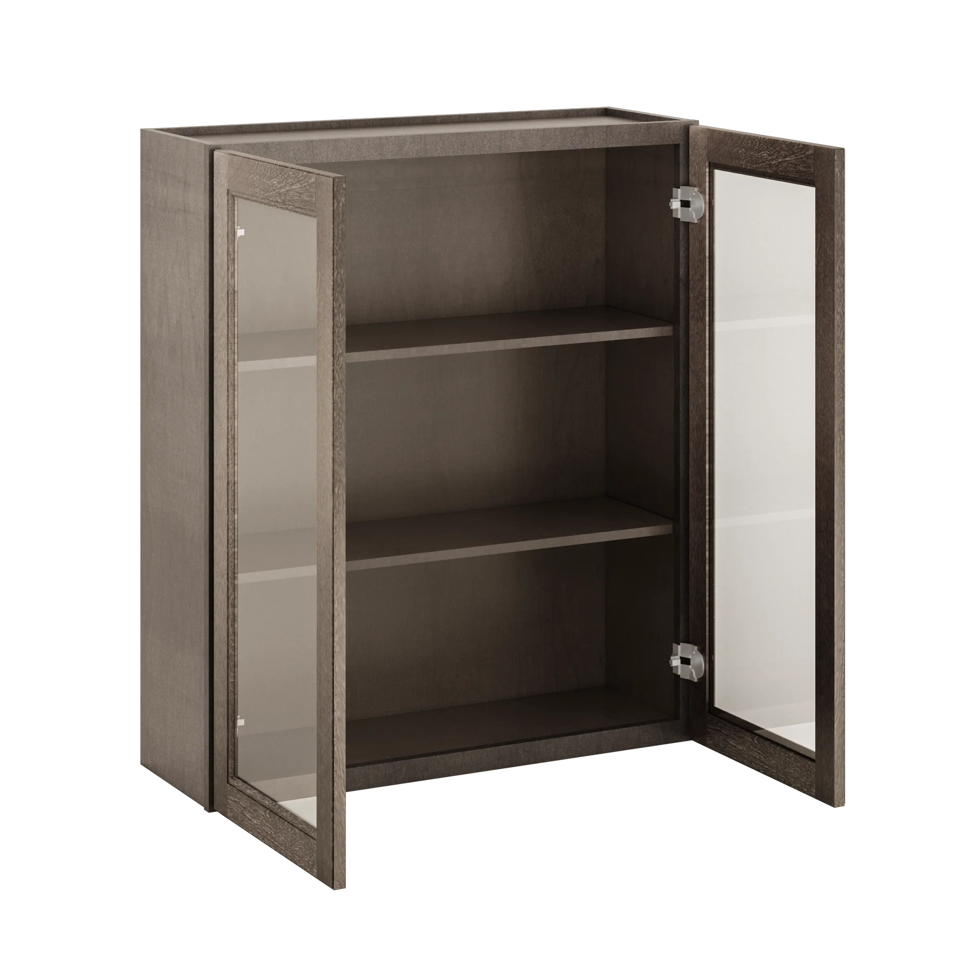 Frosted Glass Door Wall Kitchen Cabinet WMD3642 Milan Slate 36 in. width 42 in. height 12 in. depth - Image 4