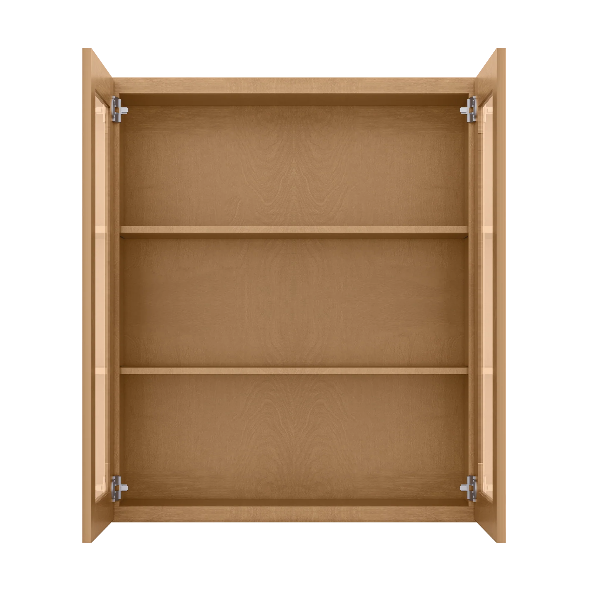 Frosted Glass Door Wall Kitchen Cabinet WMD3642 Shaker Toffee 36 in. width 42 in. height 12 in. depth - Image 5