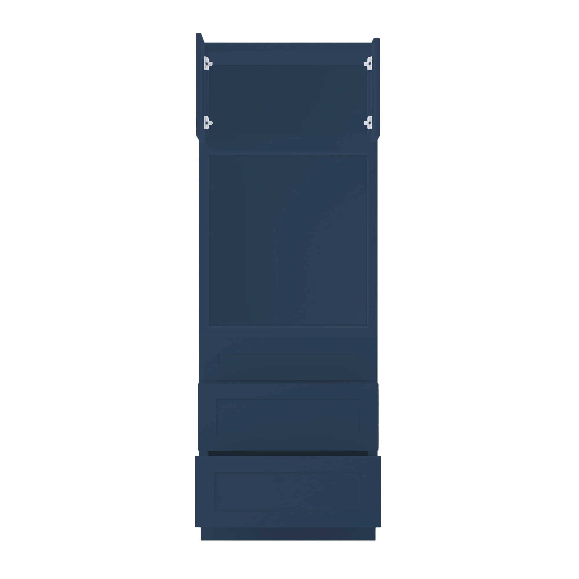 Oven Kitchen Cabinet OC3084 Danbury Blue LessCare 30 in. width 84 in. height 24 in. depth - Image 4
