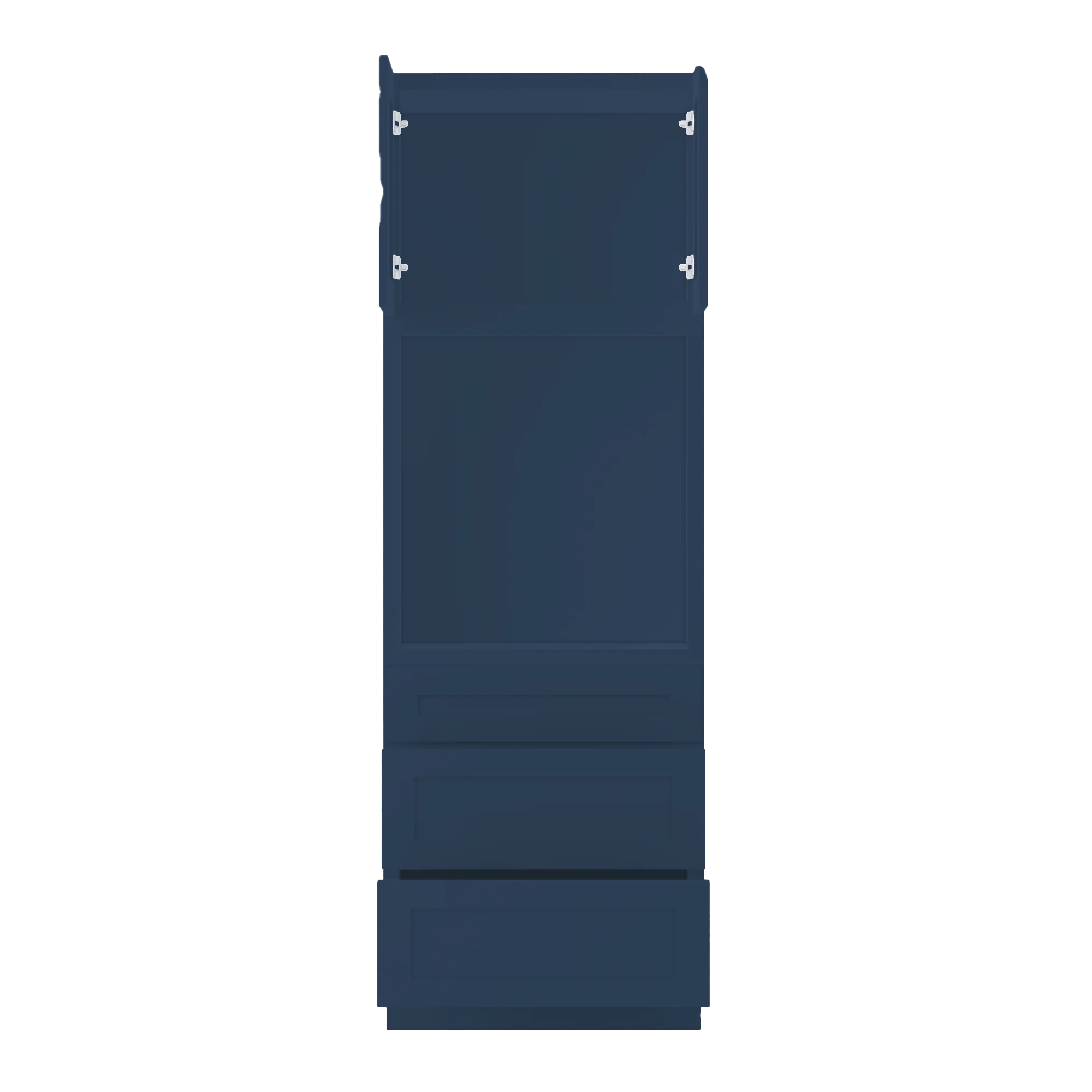 Oven Kitchen Cabinet OC3090 Danbury Blue LessCare 30 in. width 90 in. height 24 in. depth - Image 5