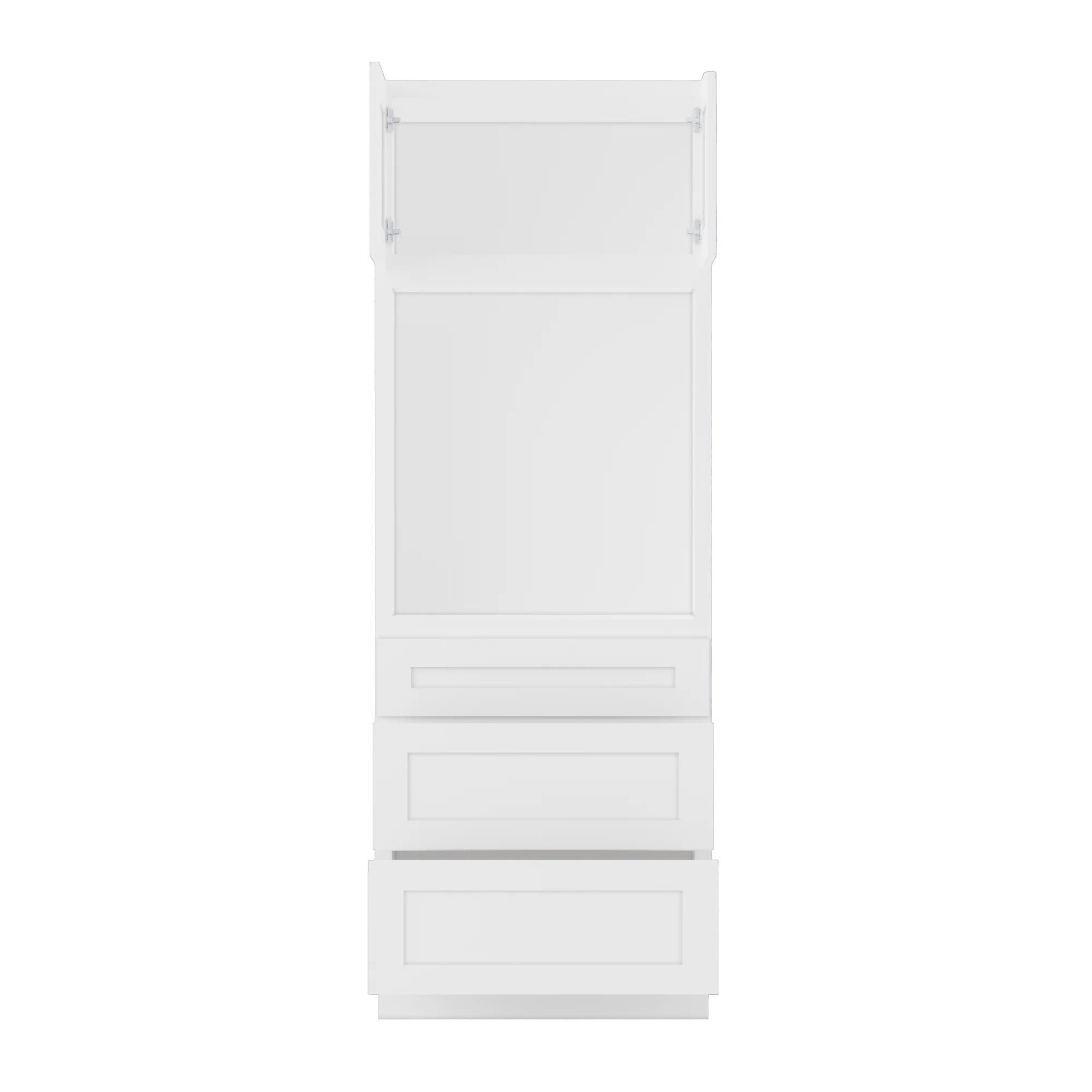 Oven Kitchen Cabinet OC3084 Alpina White LessCare 30 in. width 84 in. height 24 in. depth - Image 5