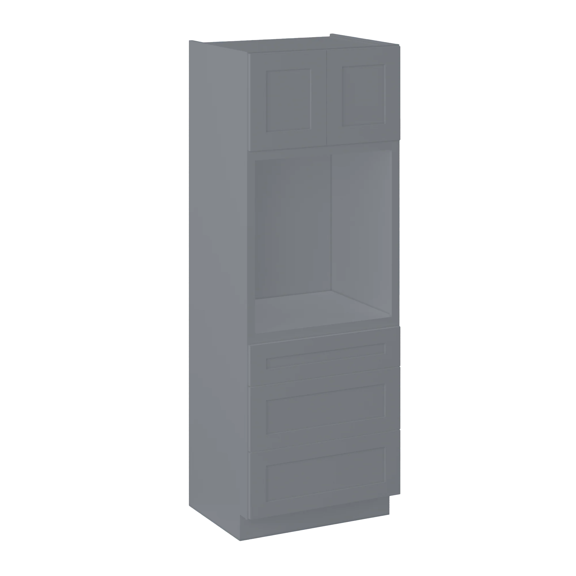 30"W x 84"H x 24"D Oven Kitchen Cabinet - Colonial Gray - Image 2