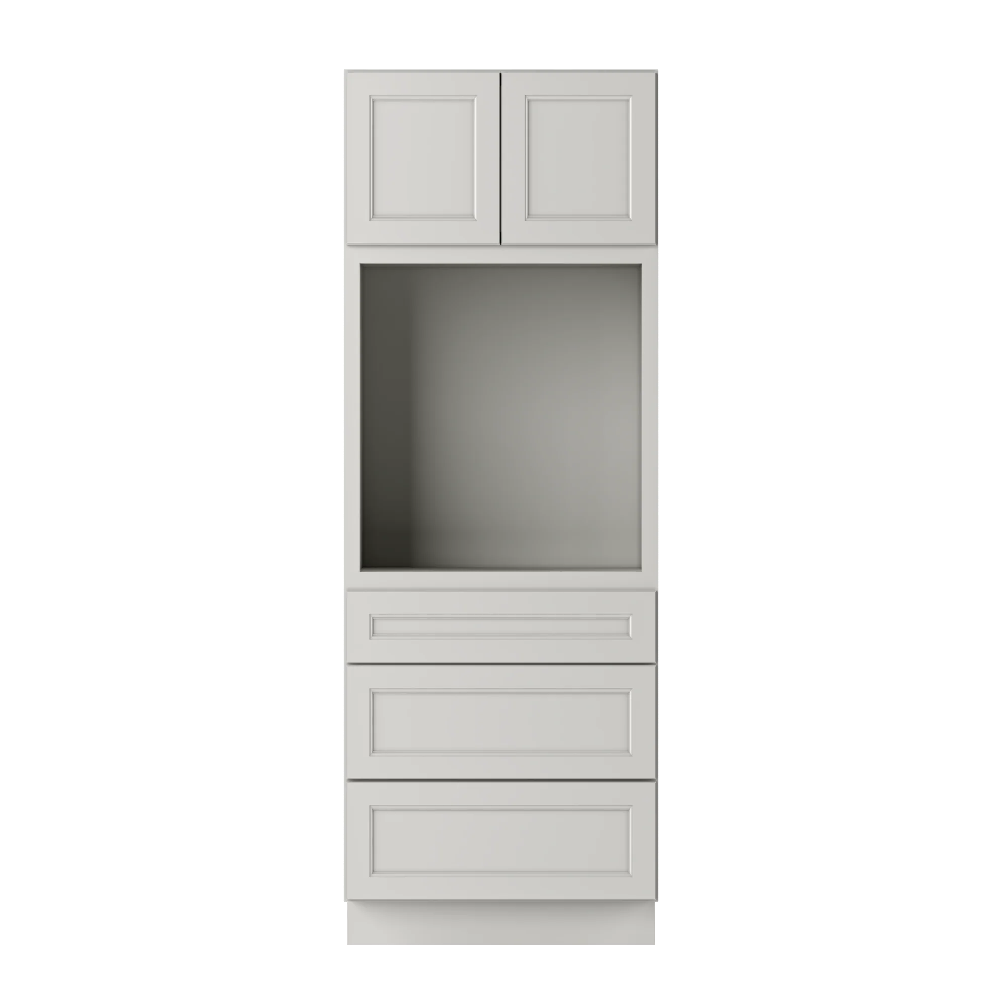 Oven Kitchen Cabinet OC3084 Milan Pearl 30 in. width 84 in. height 24 in. depth - Image 3