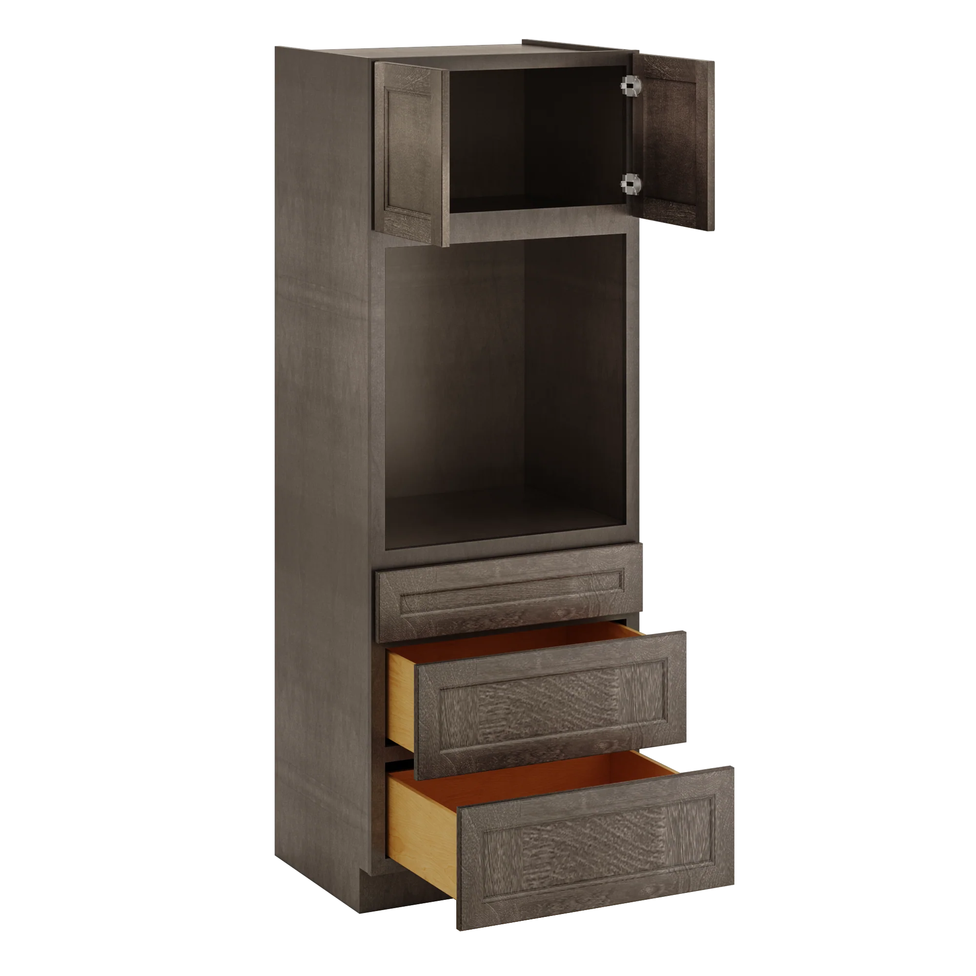 Oven Kitchen Cabinet OC3084 Milan Slate 30 in. width 84 in. height 24 in. depth - Image 4