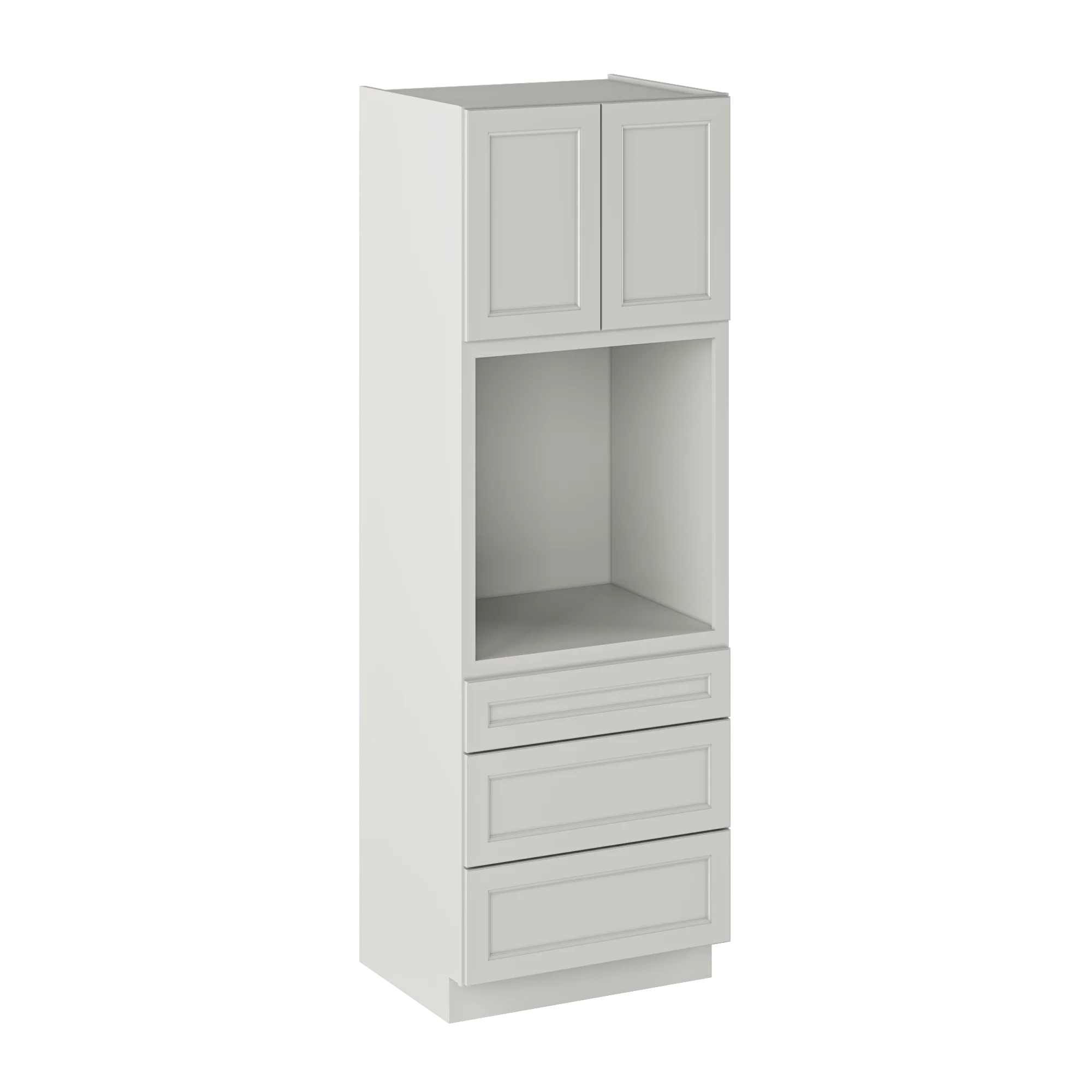 Oven Kitchen Cabinet OC3090 Milan Pearl 30 in. width 90 in. height 24 in. depth - Image 2