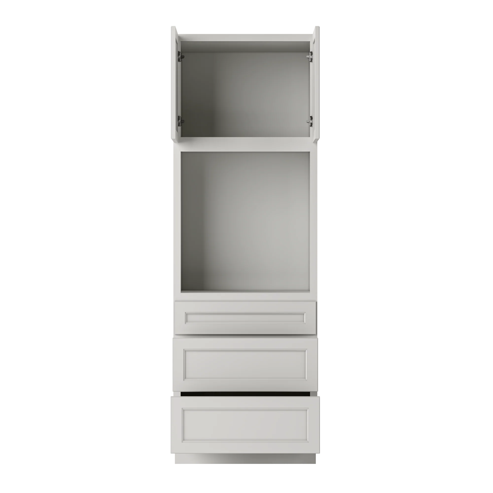 Oven Kitchen Cabinet OC3090 Milan Pearl 30 in. width 90 in. height 24 in. depth - Image 5