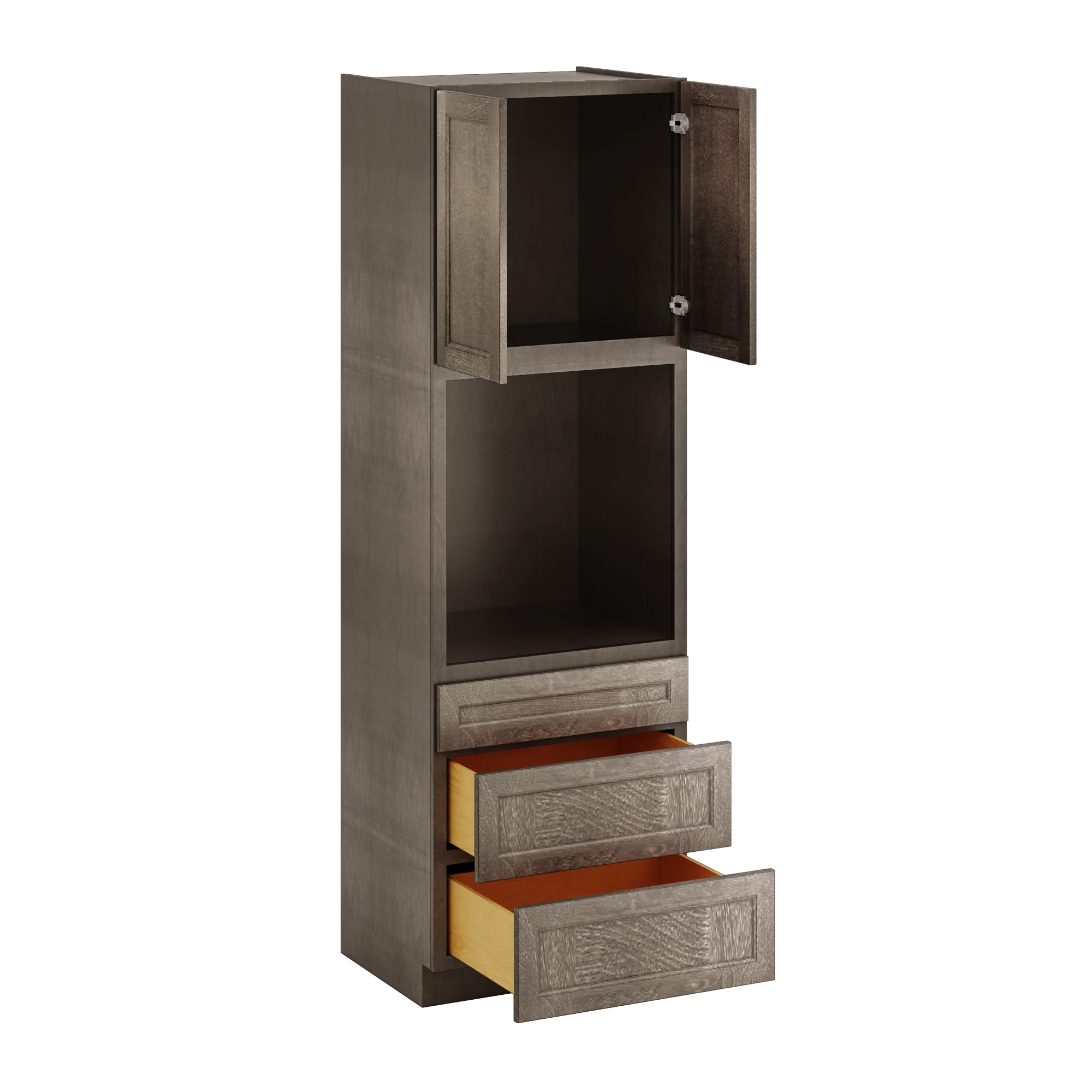 Oven Kitchen Cabinet OC3096 Milan Slate 30 in. width 96 in. height 24 in. depth - Image 4