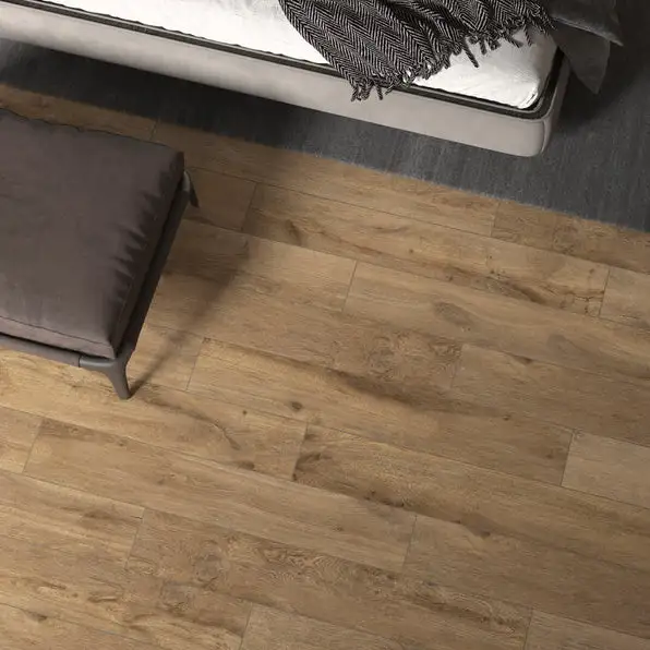San Pedro Wood Look Brown Tile 8x48 Rectified Porcelain Floor and Wall for Interior or Exterior - Image 2
