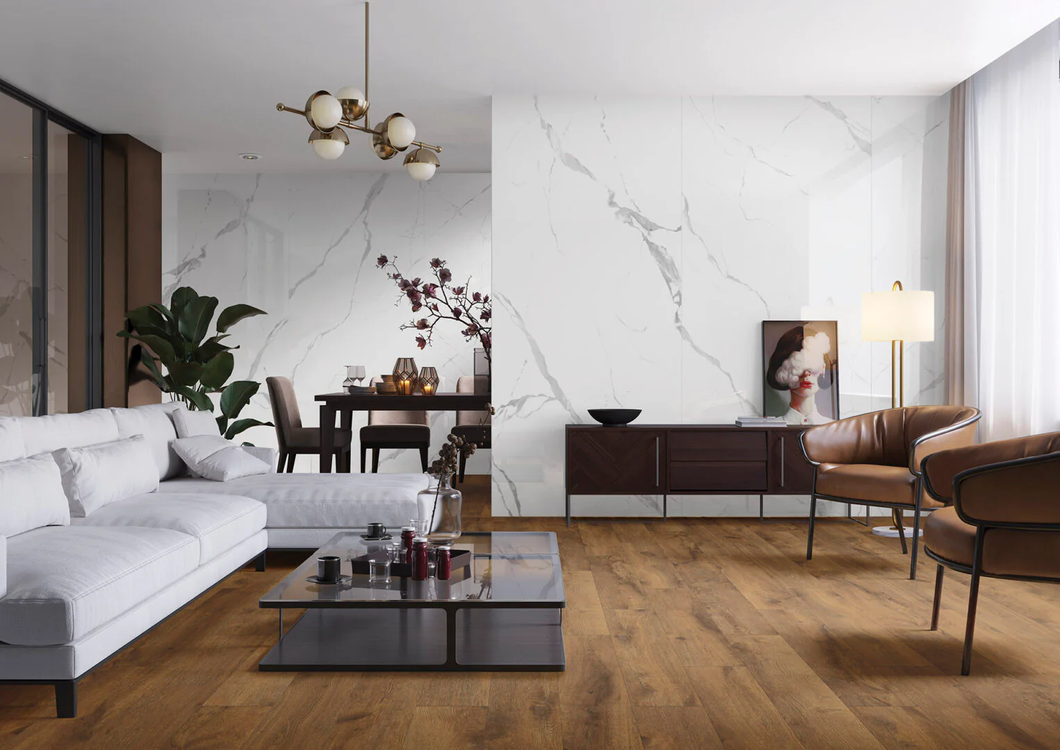 San Pedro Wood Look Honey Tile 8x48 Rectified Porcelain Floor and Wall for Interior or Exterior - Image 4