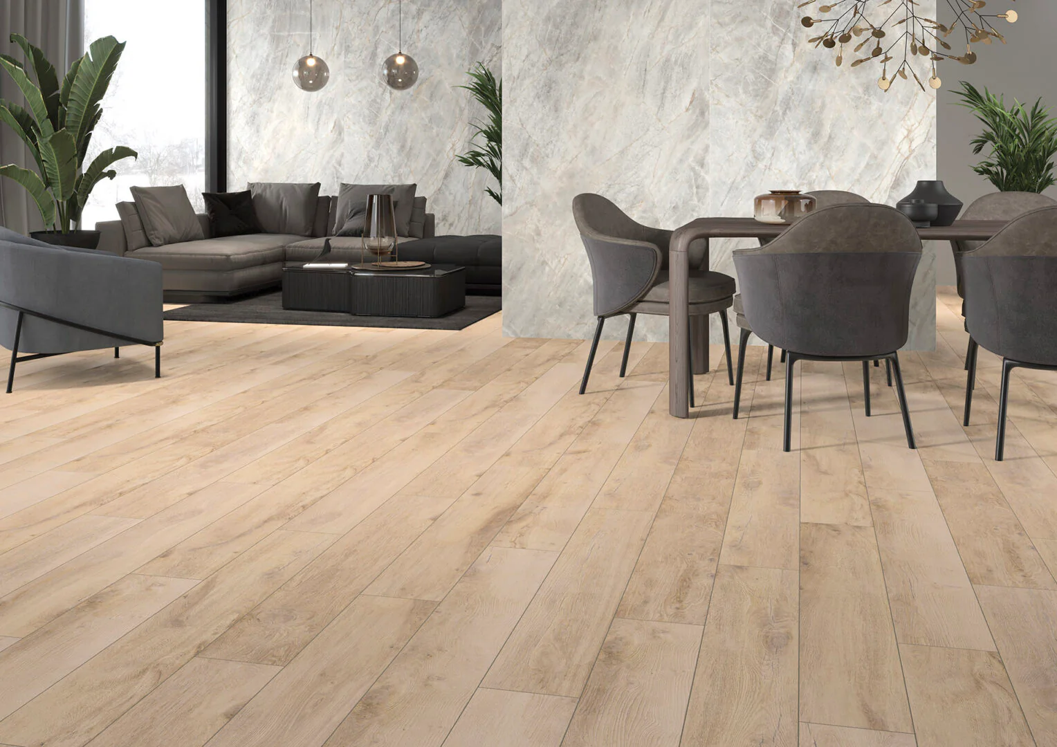 San Pedro Wood Look Light Beige Tile 8x48 Rectified Porcelain Floor and Wall for Interior or Exterior - Image 4