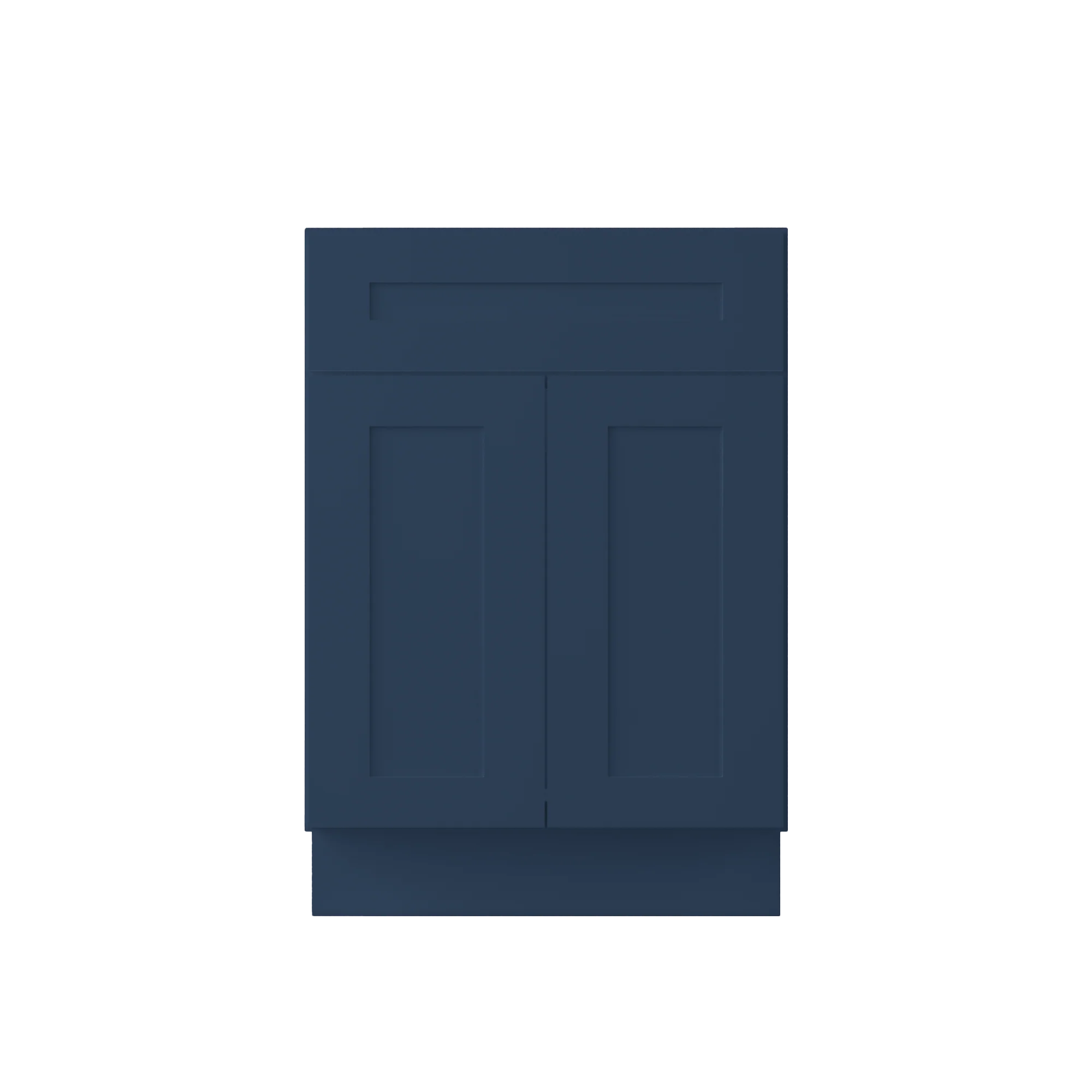 Sink Base Kitchen Cabinet SB24 Danbury Blue LessCare 24 in. width 34.5 in. height 24 in. depth - Image 3