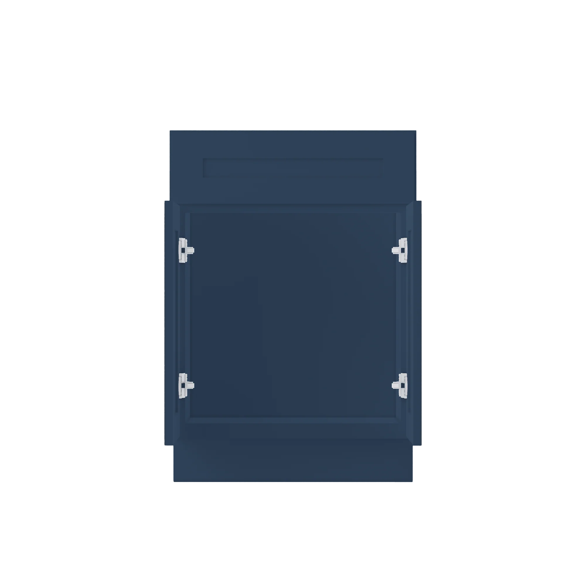Sink Base Kitchen Cabinet SB24 Danbury Blue LessCare 24 in. width 34.5 in. height 24 in. depth - Image 5