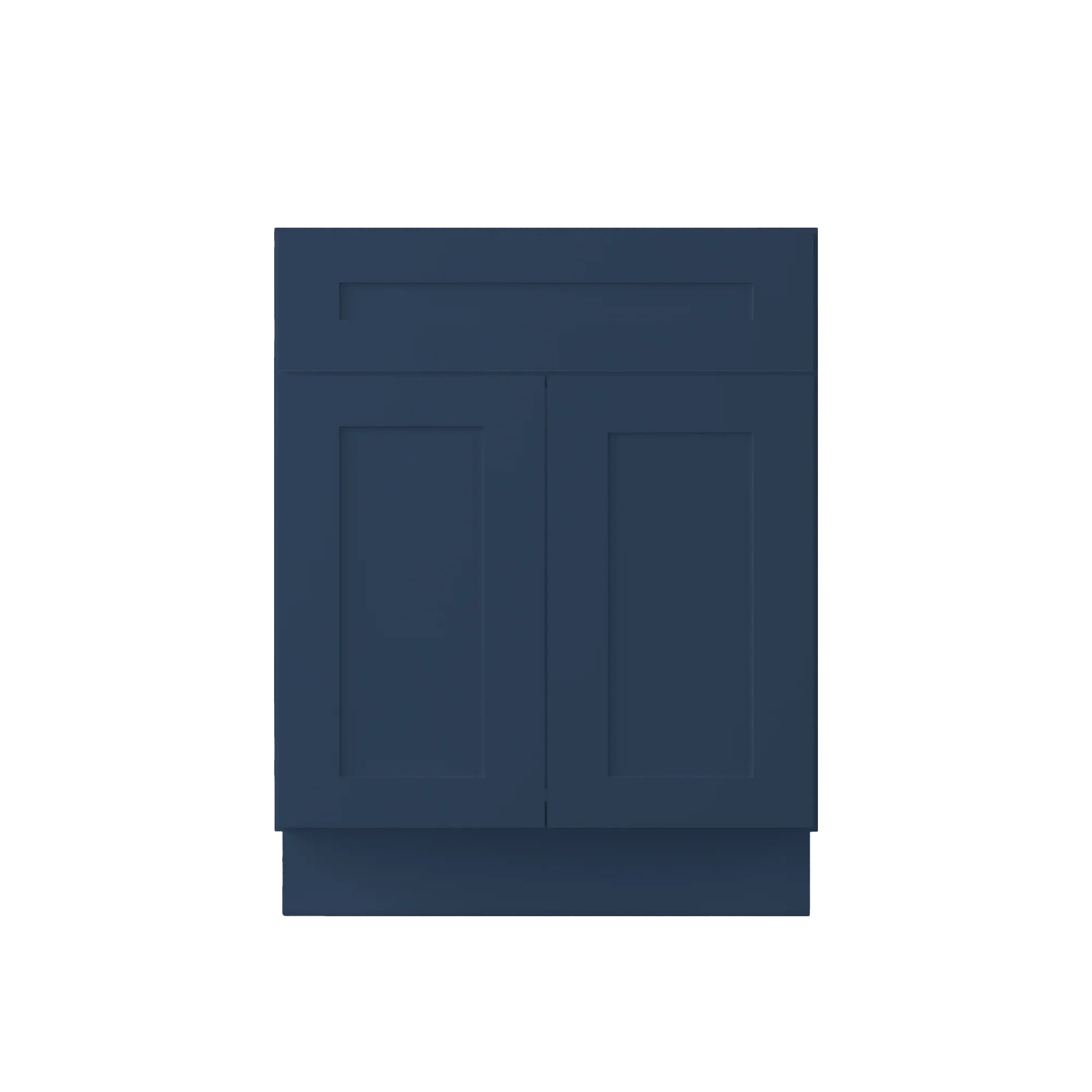Sink Base Kitchen Cabinet SB27 Danbury Blue LessCare 27 in. width 34.5 in. height 24 in. depth - Image 3