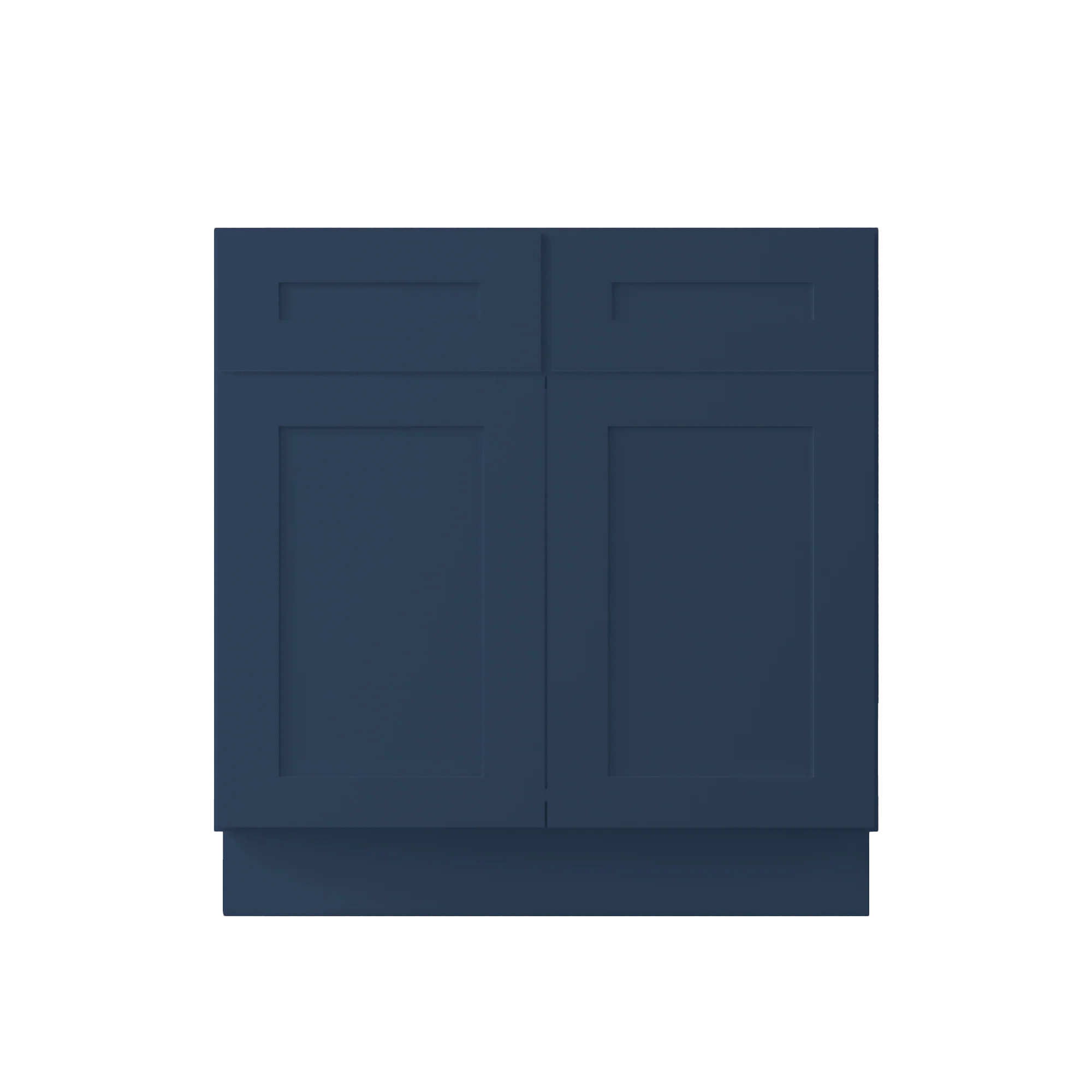 Sink Base Kitchen Cabinet SB33 Danbury Blue LessCare 33 in. width 34.5 in. height 24 in. depth - Image 3