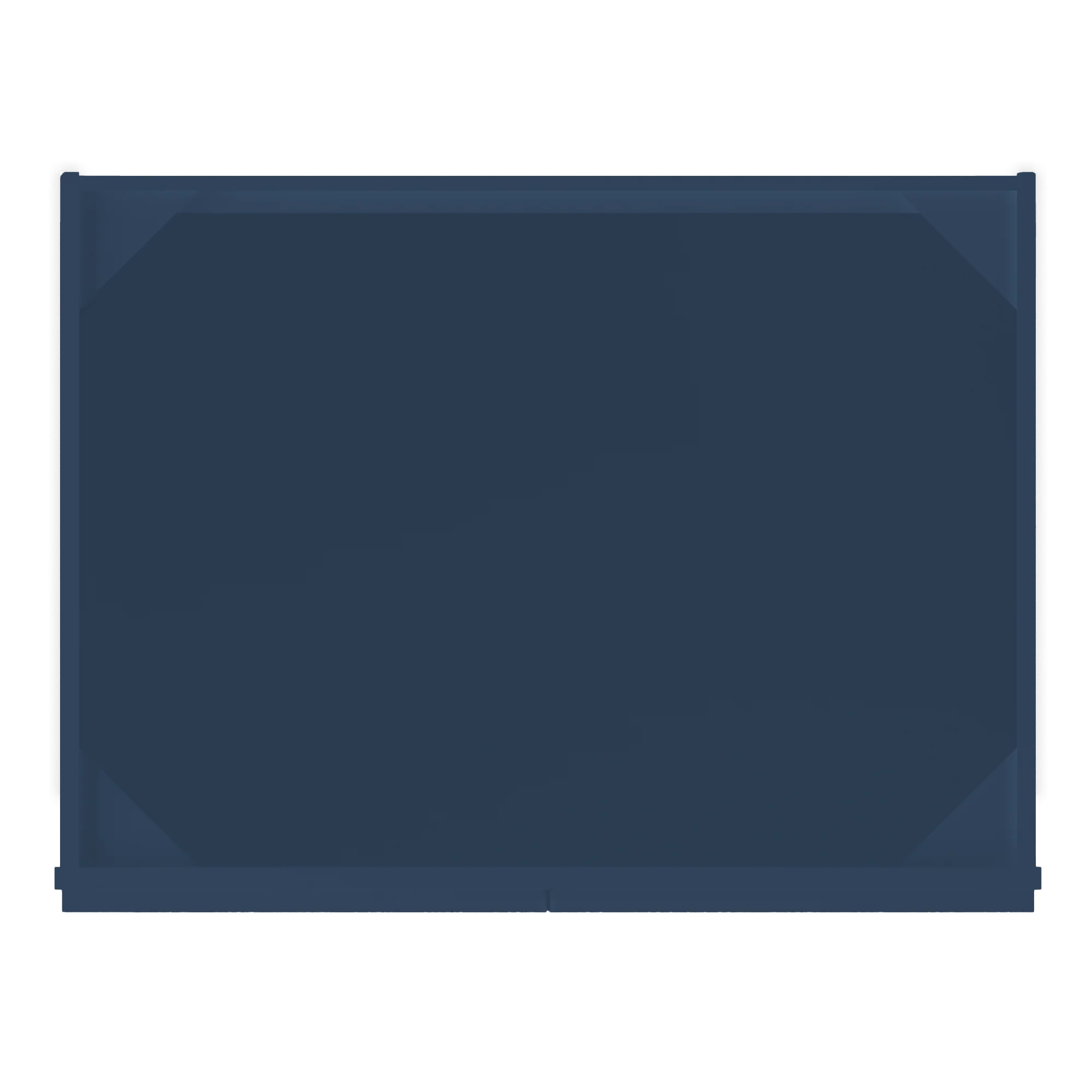 Sink Base Kitchen Cabinet SB33 Danbury Blue LessCare 33 in. width 34.5 in. height 24 in. depth - Image 6