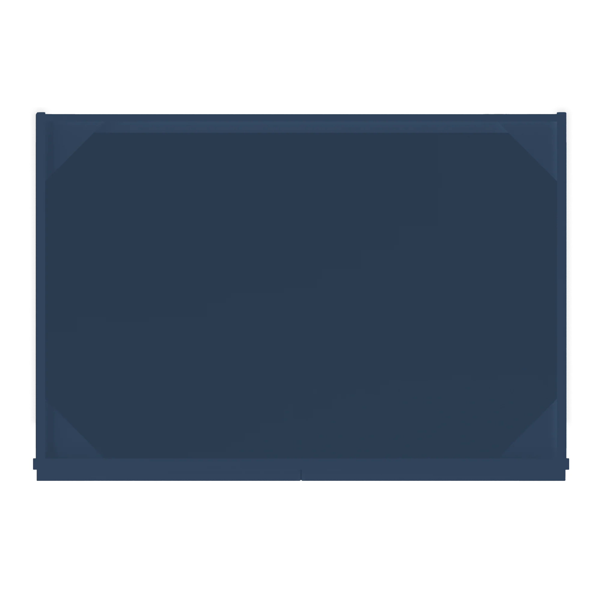 Sink Base Kitchen Cabinet SB36 Danbury Blue LessCare 36 in. width 34.5 in. height 24 in. depth - Image 6