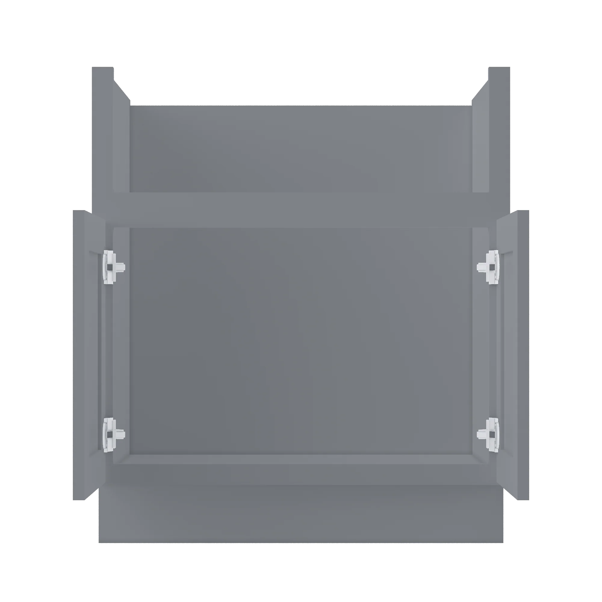 Farmhouse Sink Base Cabinet SBF30Colonial Gray LessCare 30 in. width - Image 5