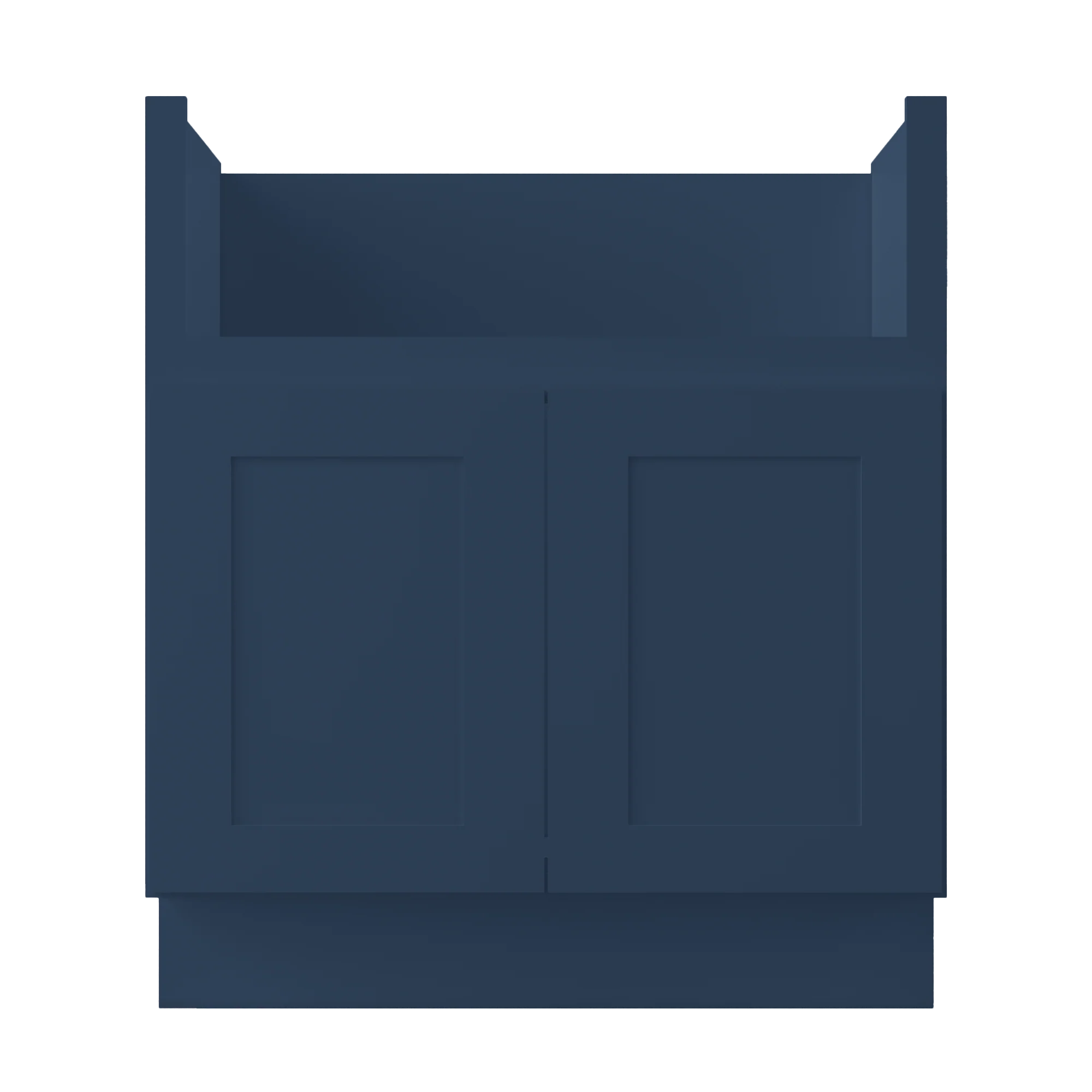 Farmhouse Sink Base Cabinet SBF30 Danbury Blue LessCare 30 in. width - Image 3