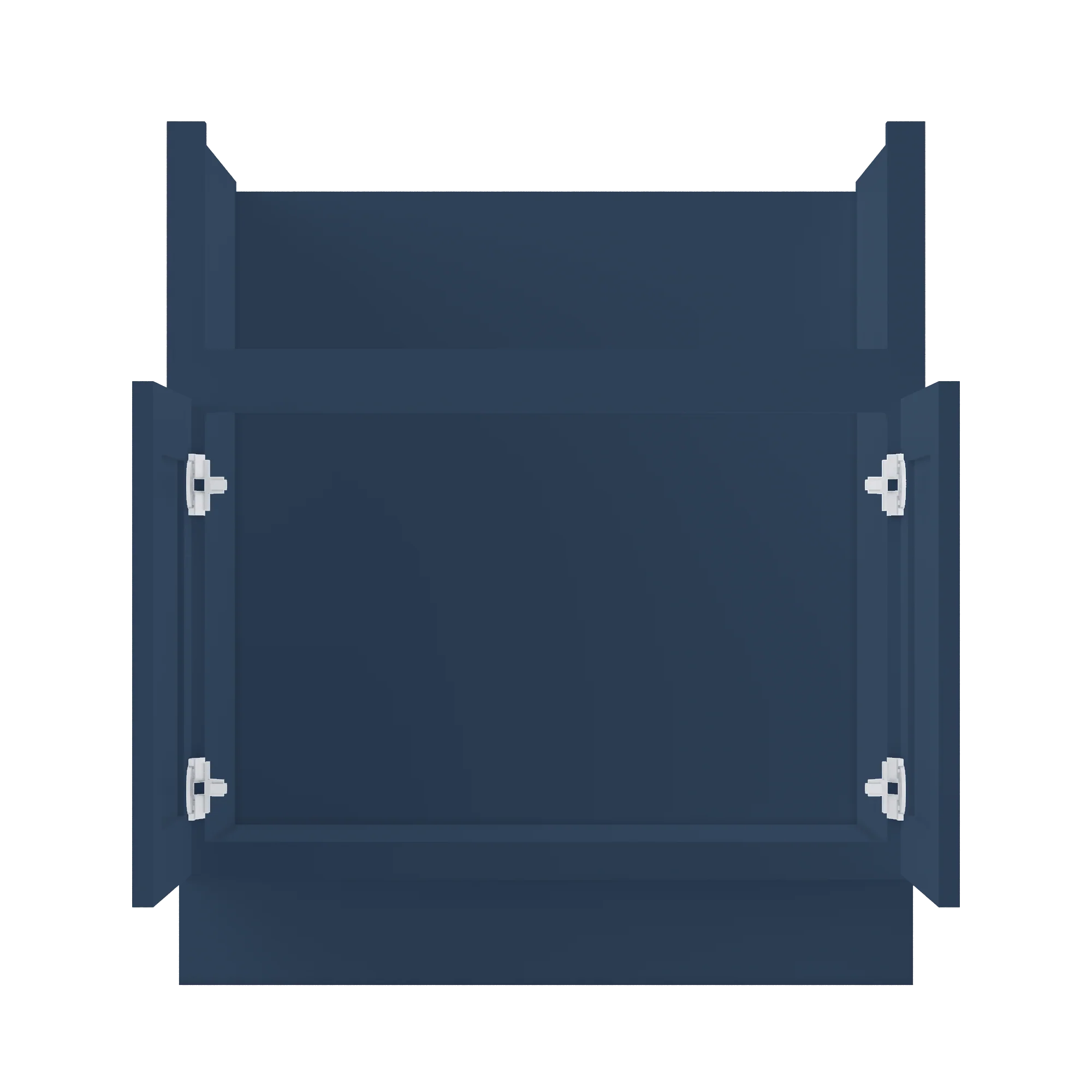 Farmhouse Sink Base Cabinet SBF30 Danbury Blue LessCare 30 in. width - Image 5