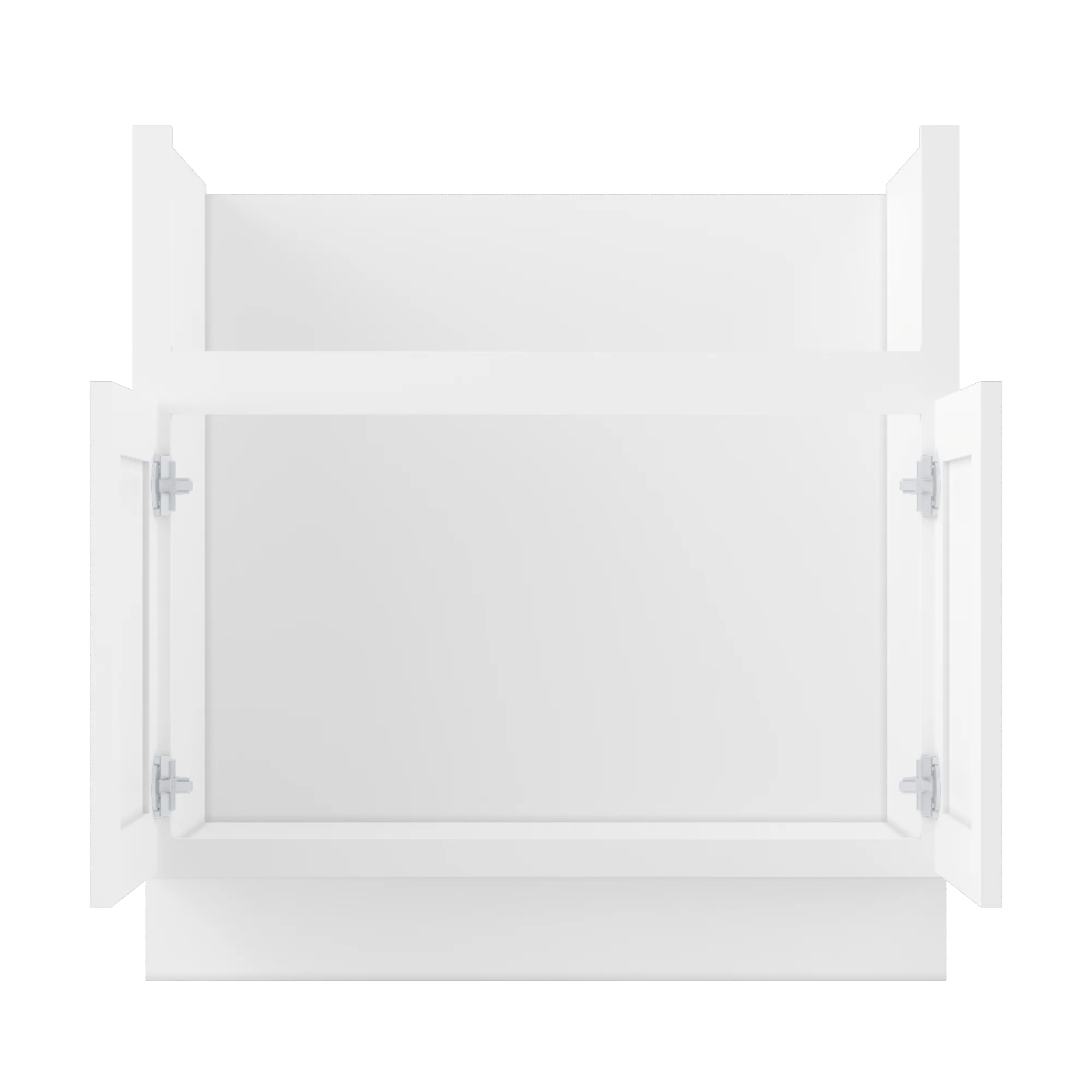 Farmhouse Sink Base Cabinet SBF33 Alpina White LessCare 33 in. width - Image 5