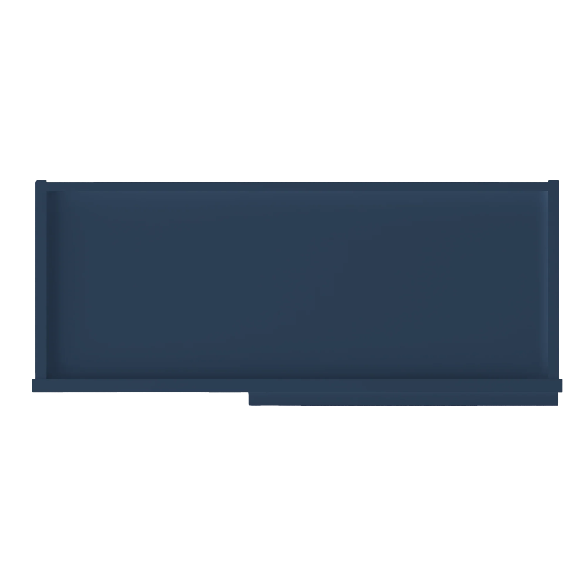 Square Corner Wall Blind Reversible Kitchen Cabinet SC3030 Danbury Blue LessCare 30 in. width 30 in. height 12 in. depth - Image 6