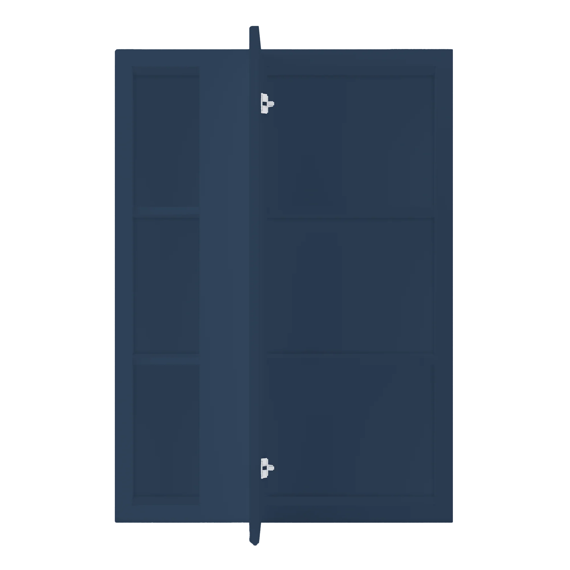 Square Corner Wall Blind Reversible Kitchen Cabinet SC3042 Danbury Blue LessCare 30 in. width 42 in. height 12 in. depth - Image 5