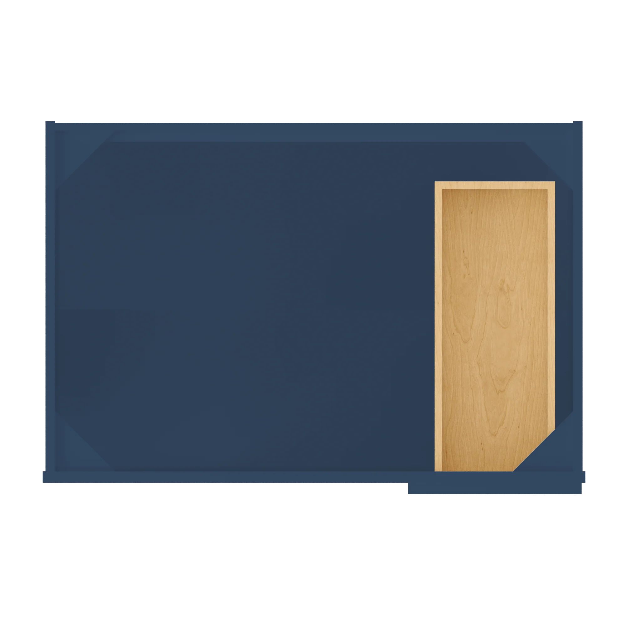 Blind Corner Base Kitchen Cabinet SCB36 Danbury Blue LessCare 36 in. width 34.5 in. height 24 in. depth - Image 6
