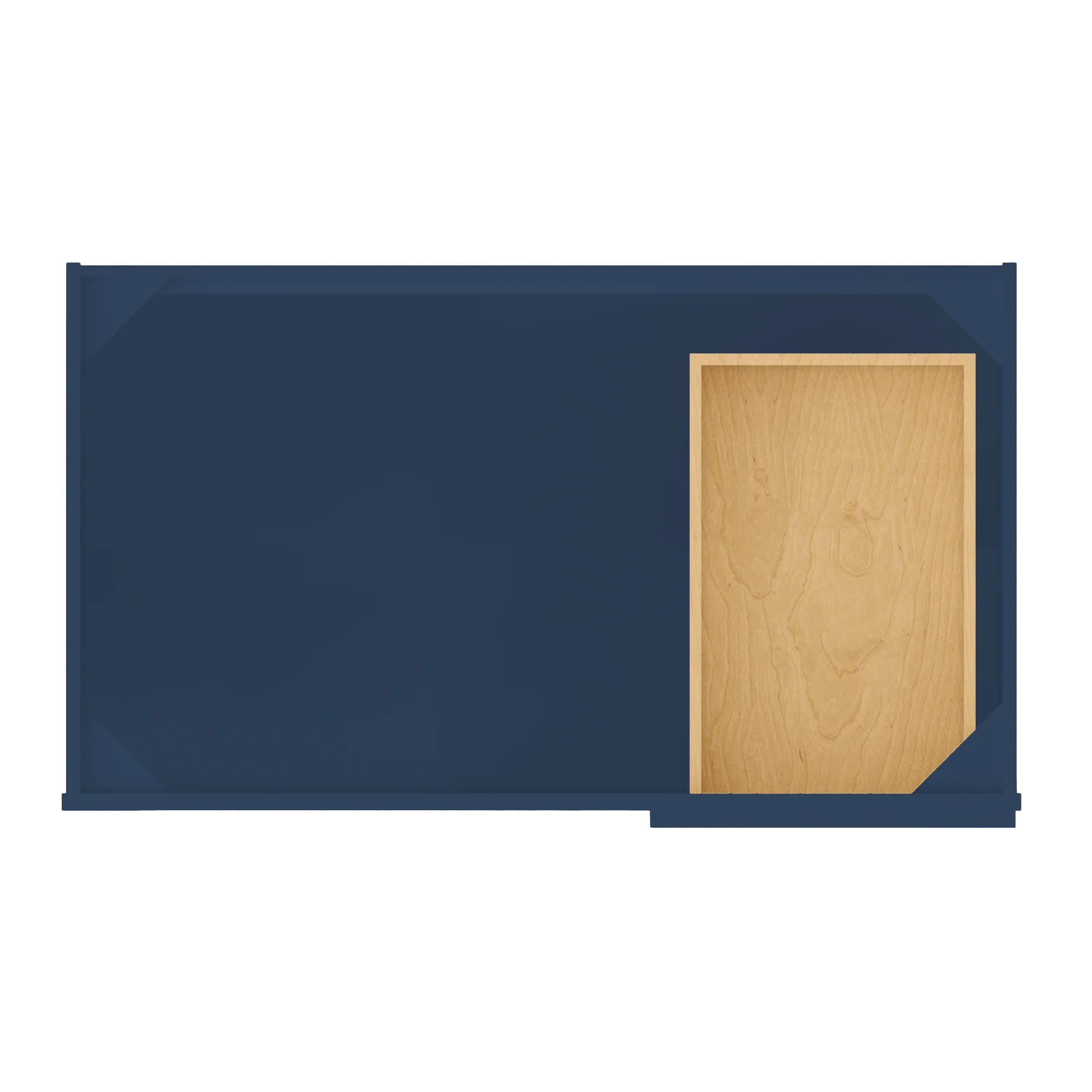 Blind Corner Base Kitchen Cabinet SCB42 Danbury Blue LessCare 42 in. width 34.5 in. height 24 in. depth - Image 6