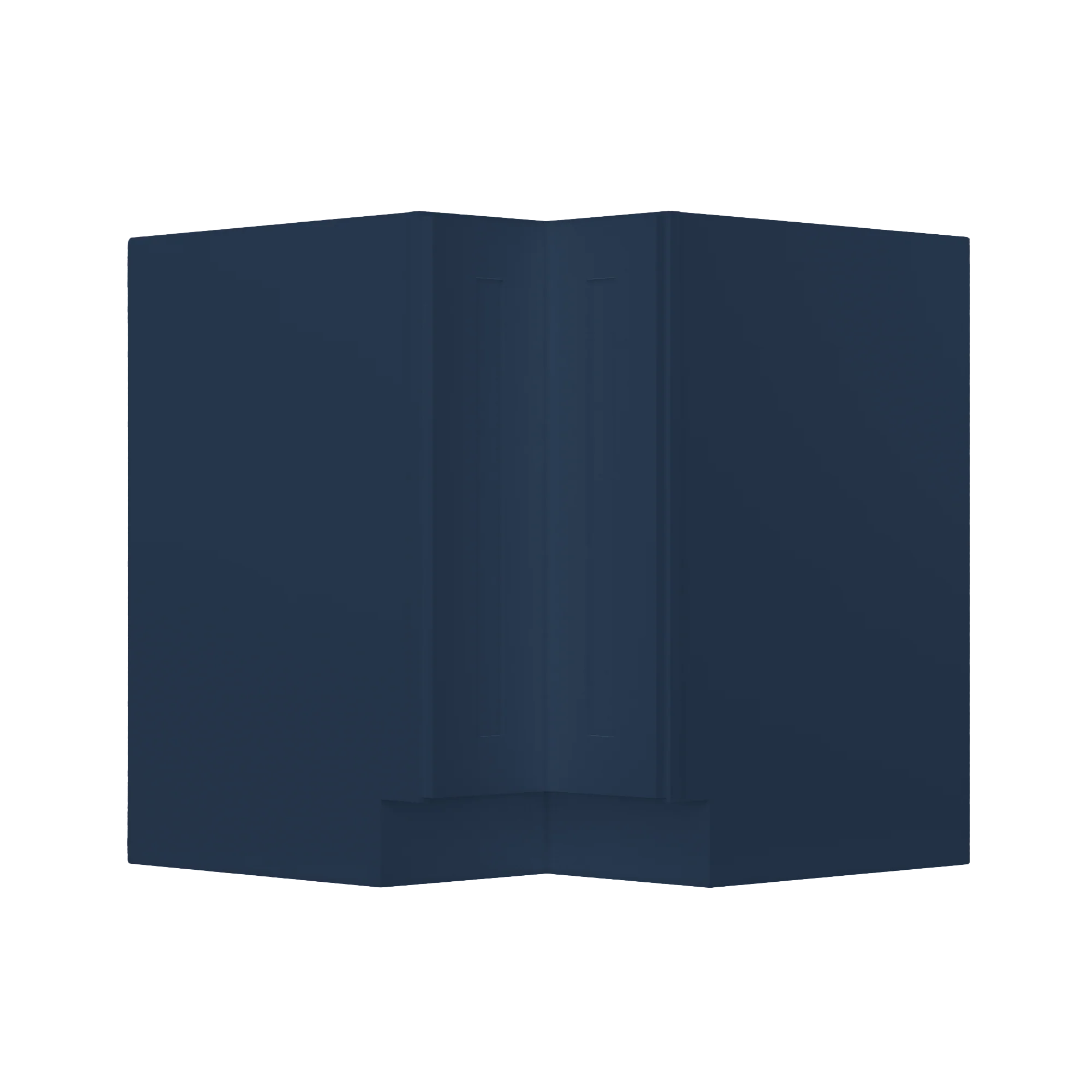 Lazy Suzan Base Kitchen Cabinet SCER33 Danbury Blue LessCare 34.5 in. height 33 in. depth - Image 3