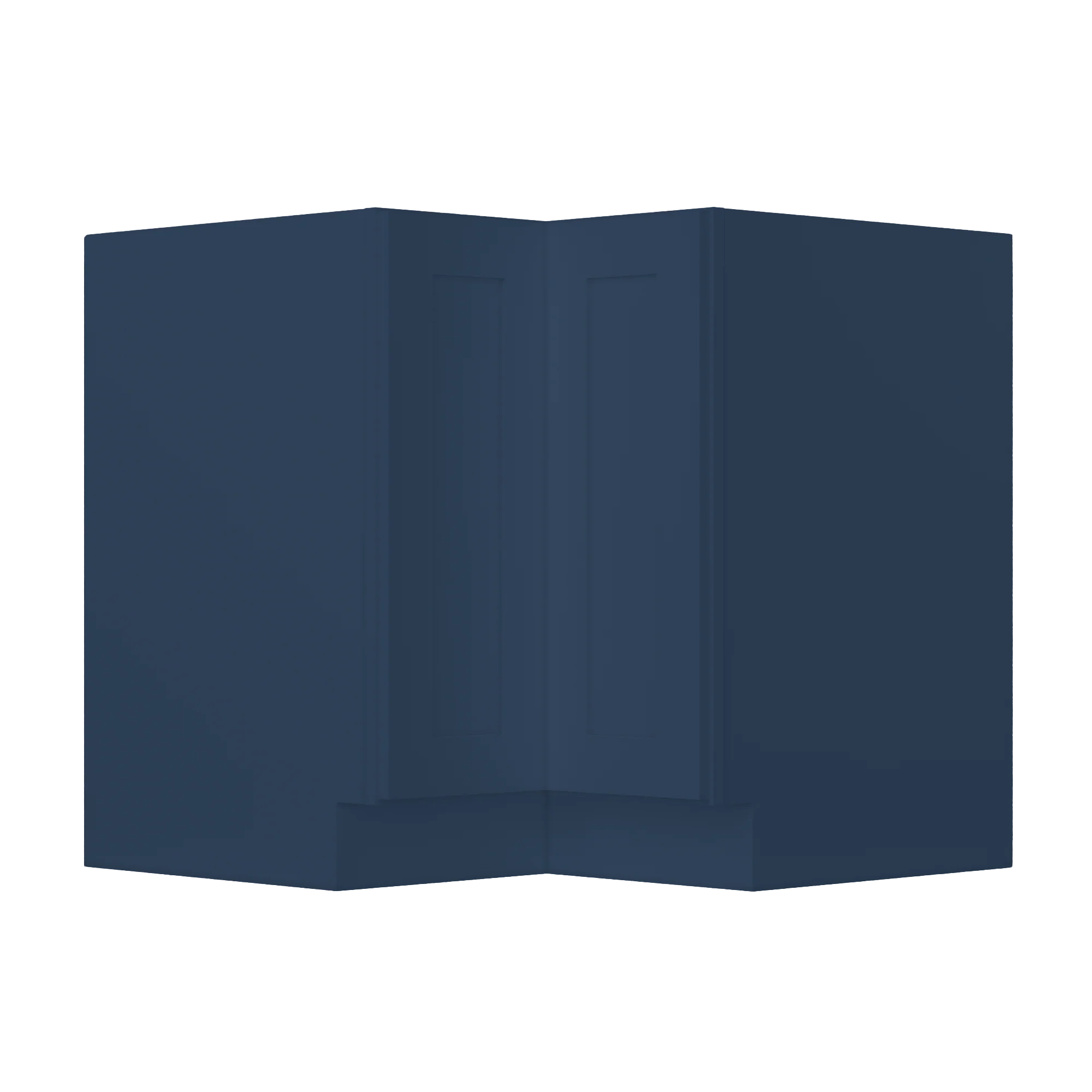 Lazy Suzan Base Kitchen Cabinet SCER36 Danbury Blue LessCare 34.5 in. height 36 in. depth - Image 3